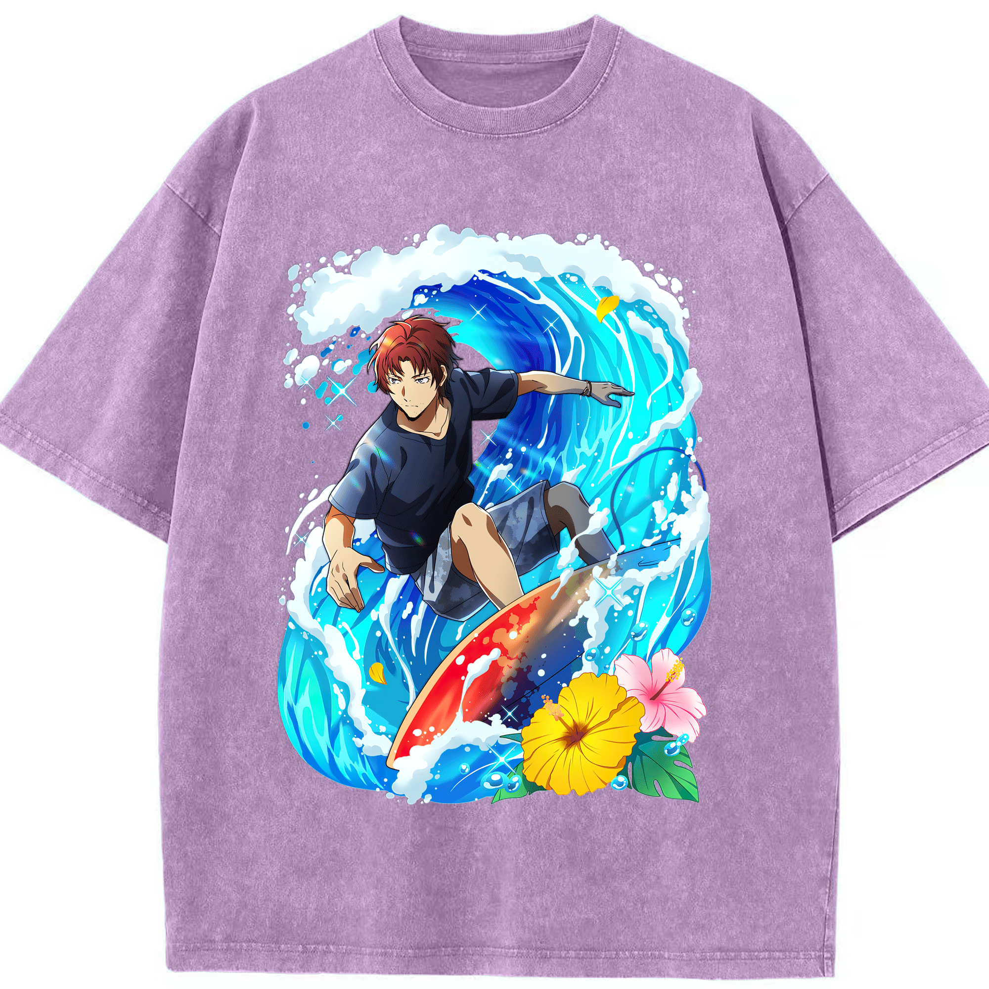 （画像用） 文豪ストレイドッグス Bungo Stray Dogs 綿100% ヴィンテージ風 半袖Tシャツ（フロントプリント）