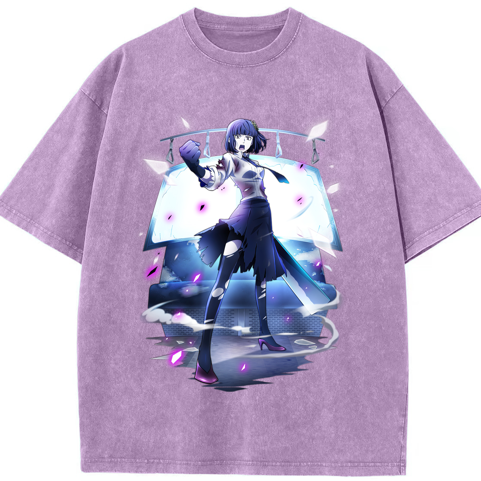 （画像用） 文豪ストレイドッグス Bungo Stray Dogs 綿100% ヴィンテージ風 半袖Tシャツ（フロントプリント）