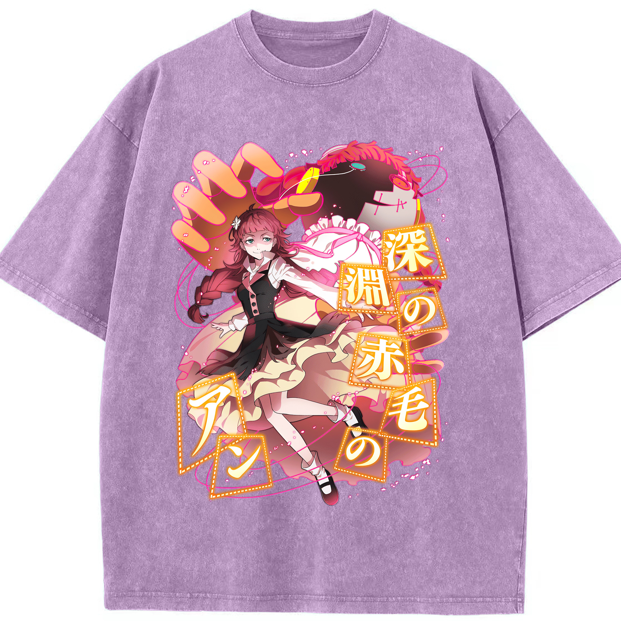 （画像用） 文豪ストレイドッグス Bungo Stray Dogs 綿100% ヴィンテージ風 半袖Tシャツ（フロントプリント）