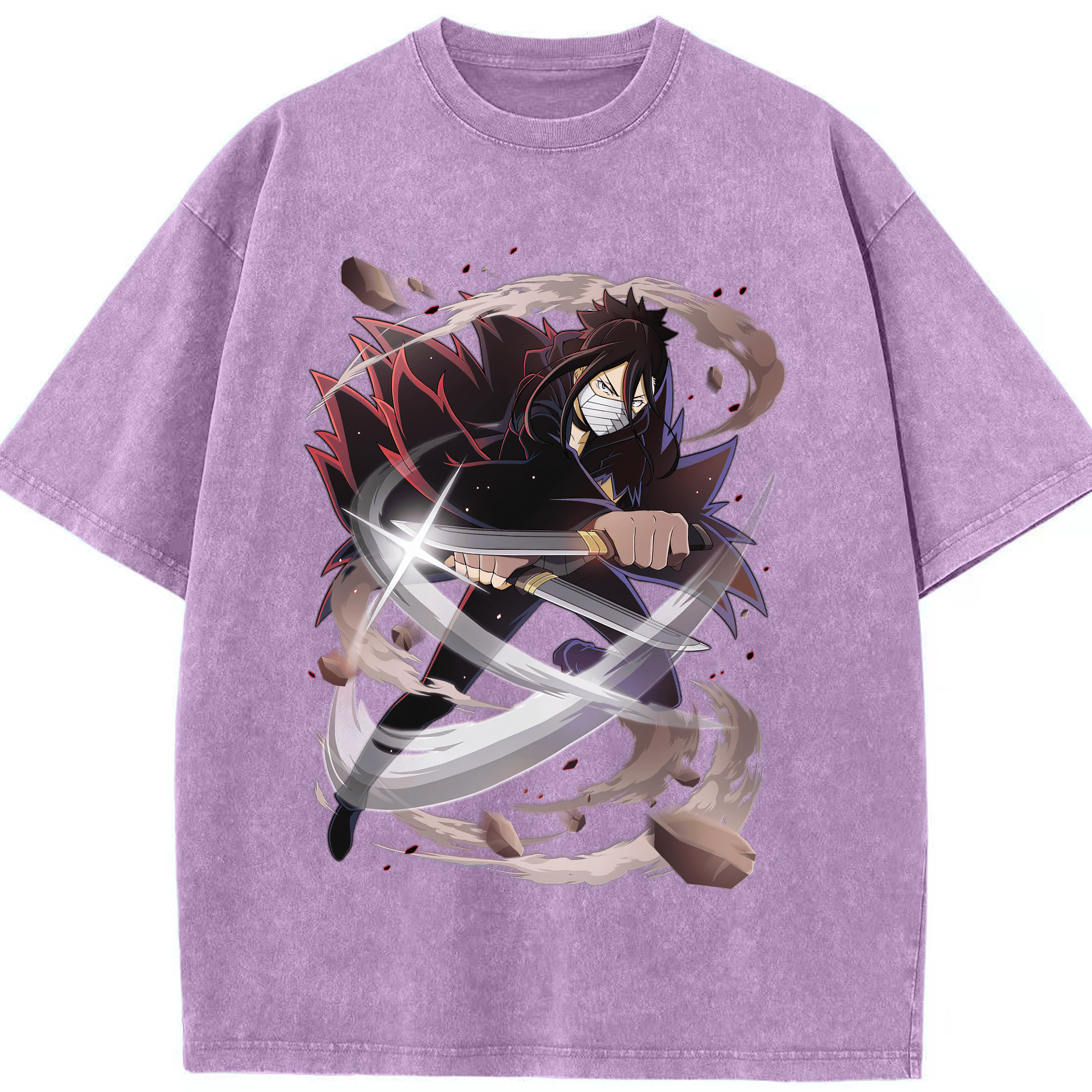 （画像用） 文豪ストレイドッグス Bungo Stray Dogs 綿100% ヴィンテージ風 半袖Tシャツ（フロントプリント）