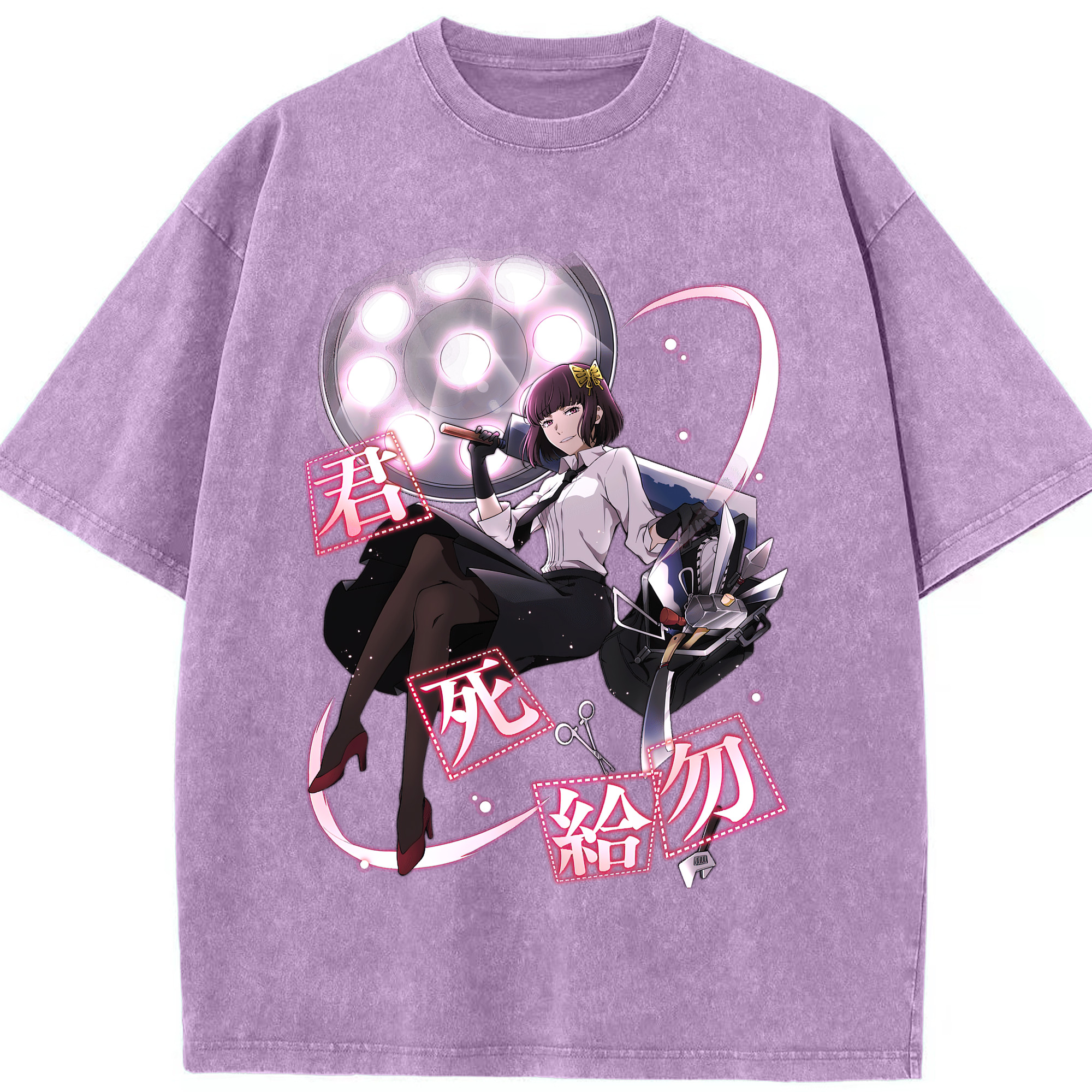 （画像用） 文豪ストレイドッグス Bungo Stray Dogs 綿100% ヴィンテージ風 半袖Tシャツ（フロントプリント）