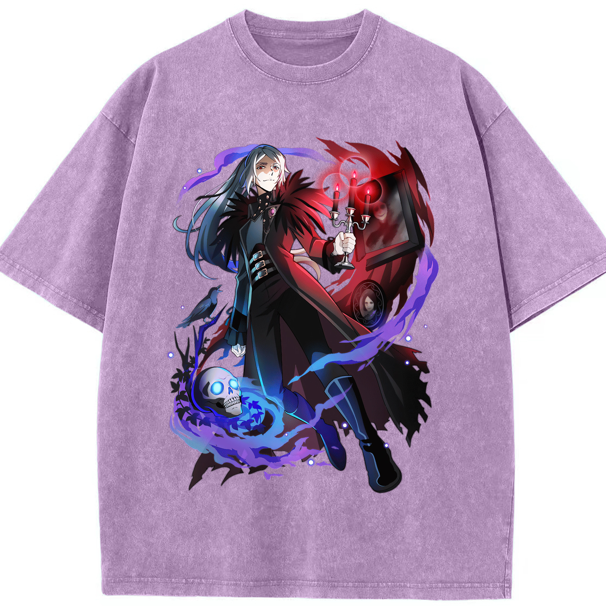 （画像用） 文豪ストレイドッグス Bungo Stray Dogs 綿100% ヴィンテージ風 半袖Tシャツ（フロントプリント）