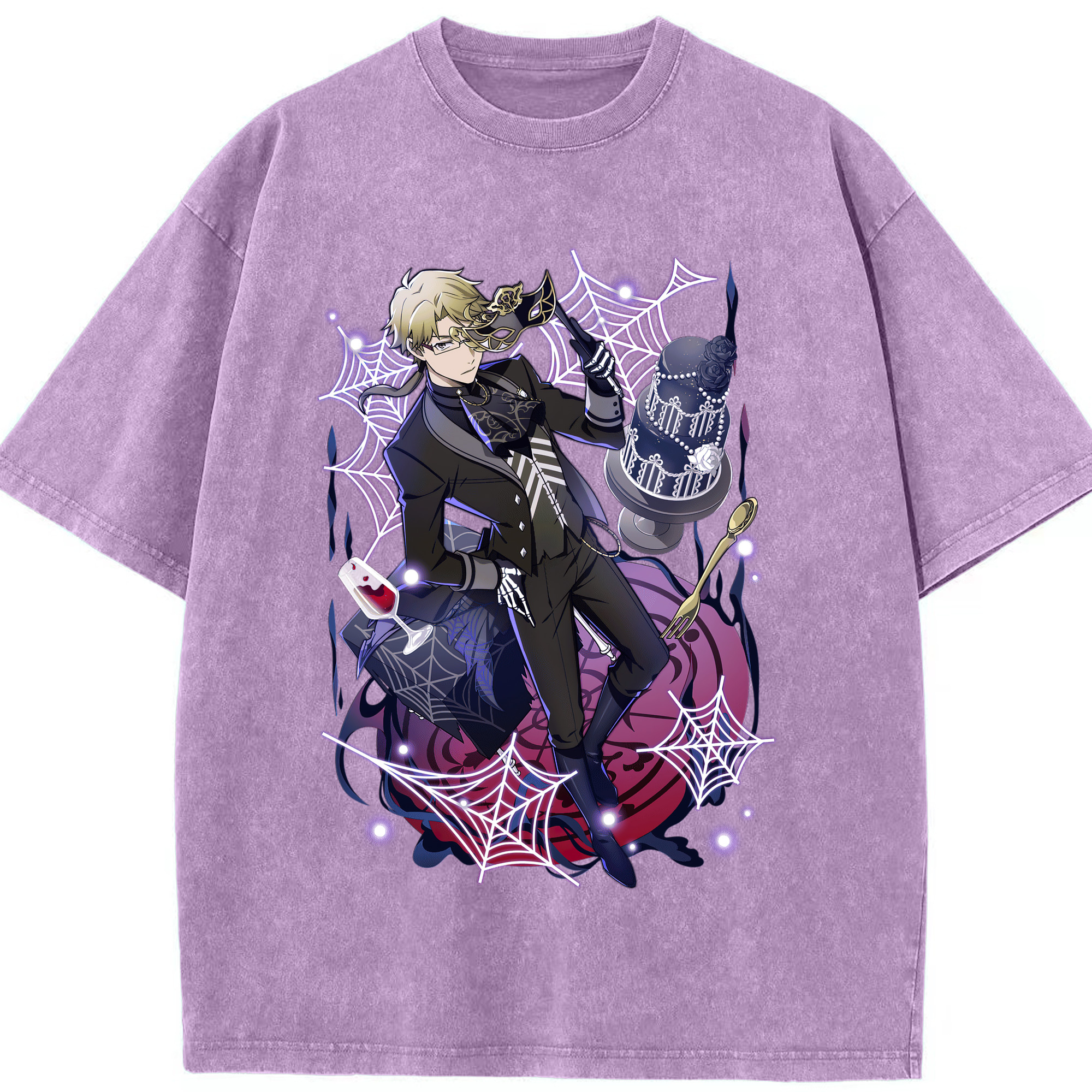 （画像用） 文豪ストレイドッグス Bungo Stray Dogs 綿100% ヴィンテージ風 半袖Tシャツ（フロントプリント）