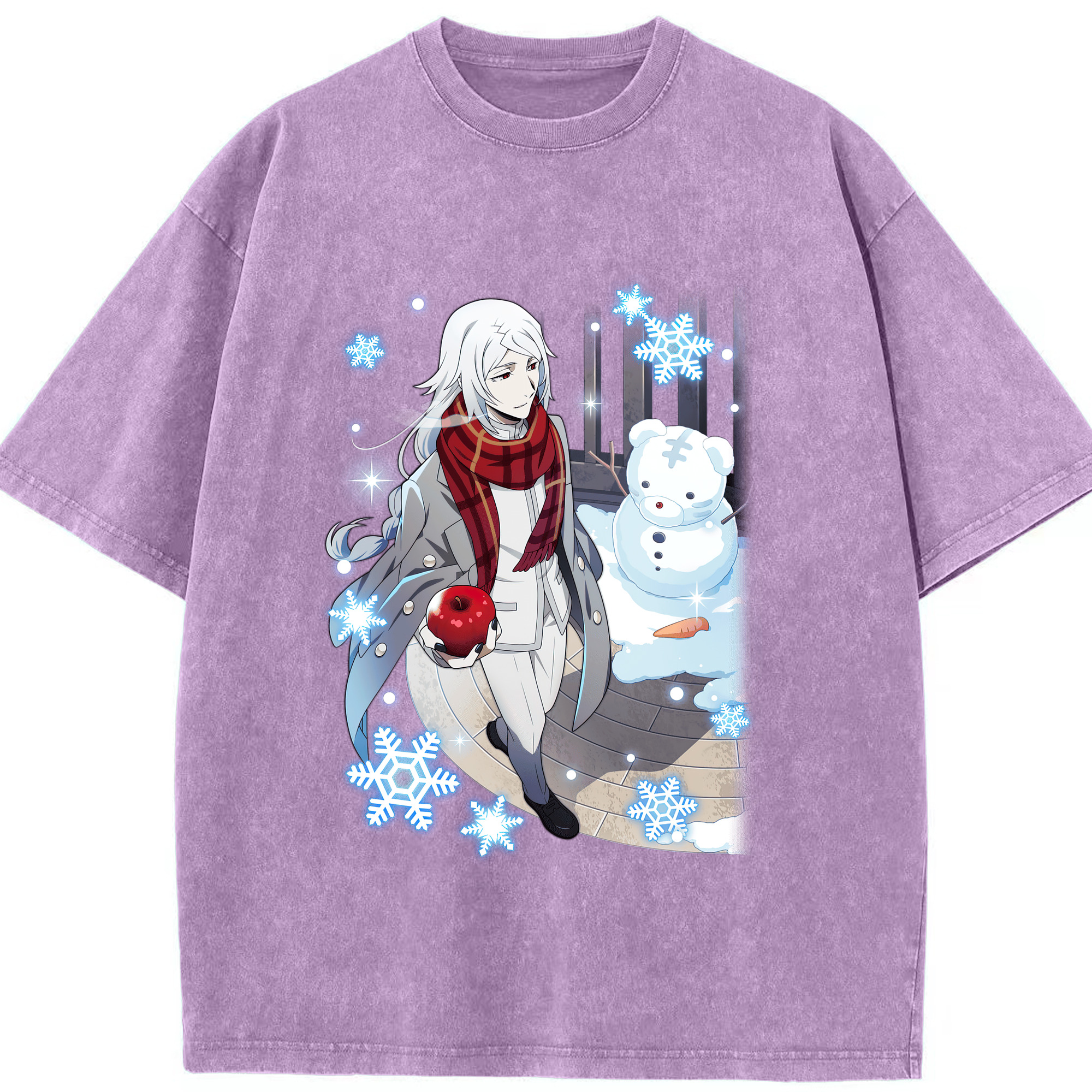 （画像用） 文豪ストレイドッグス Bungo Stray Dogs 綿100% ヴィンテージ風 半袖Tシャツ（フロントプリント）