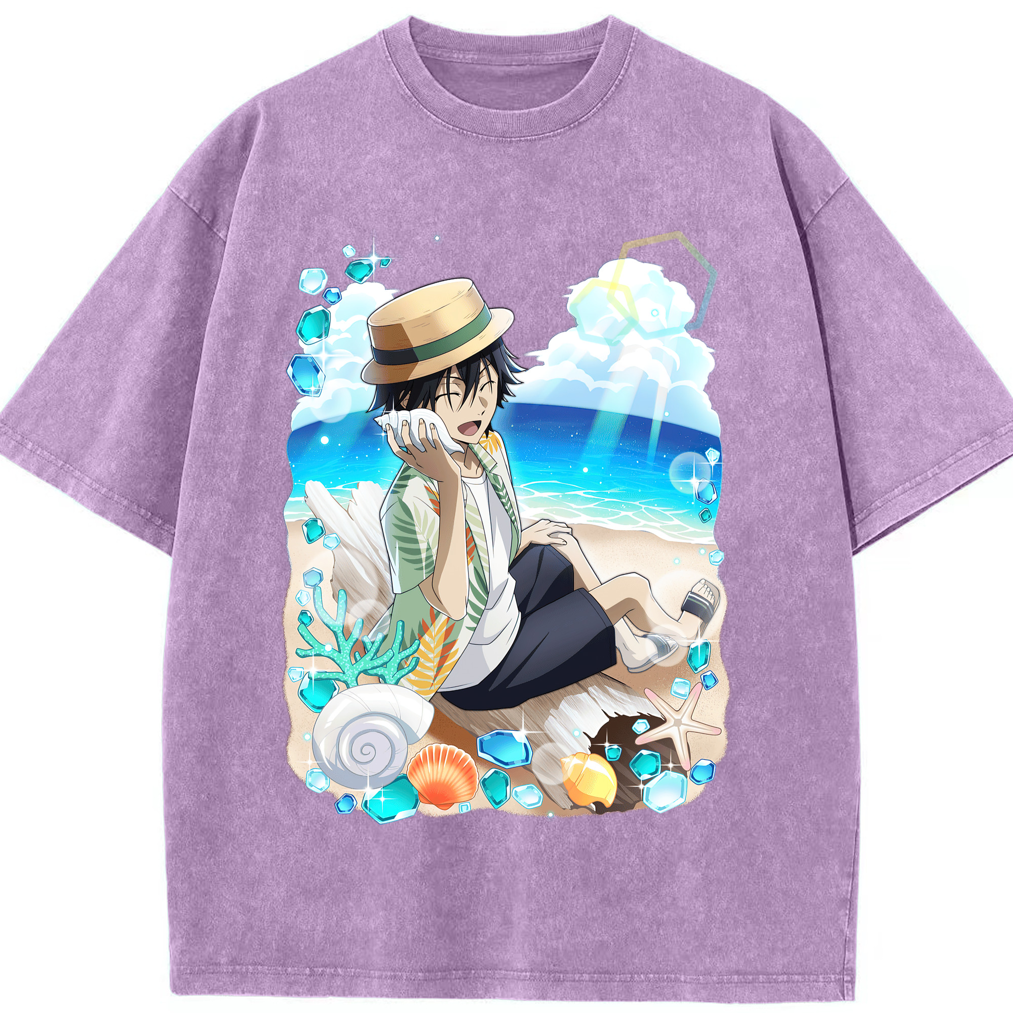（画像用） 文豪ストレイドッグス Bungo Stray Dogs 綿100% ヴィンテージ風 半袖Tシャツ（フロントプリント）