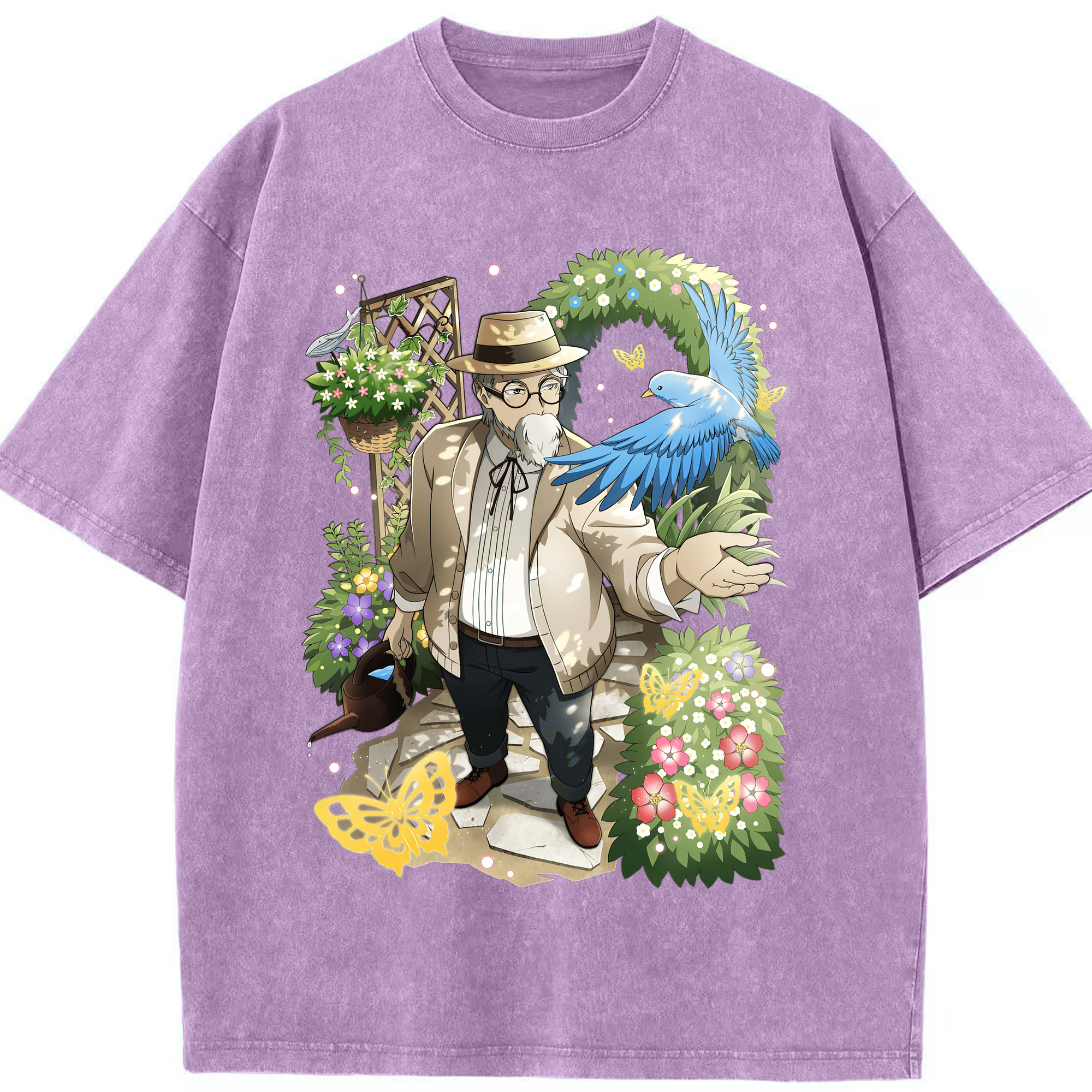（画像用） 文豪ストレイドッグス Bungo Stray Dogs 綿100% ヴィンテージ風 半袖Tシャツ（フロントプリント）