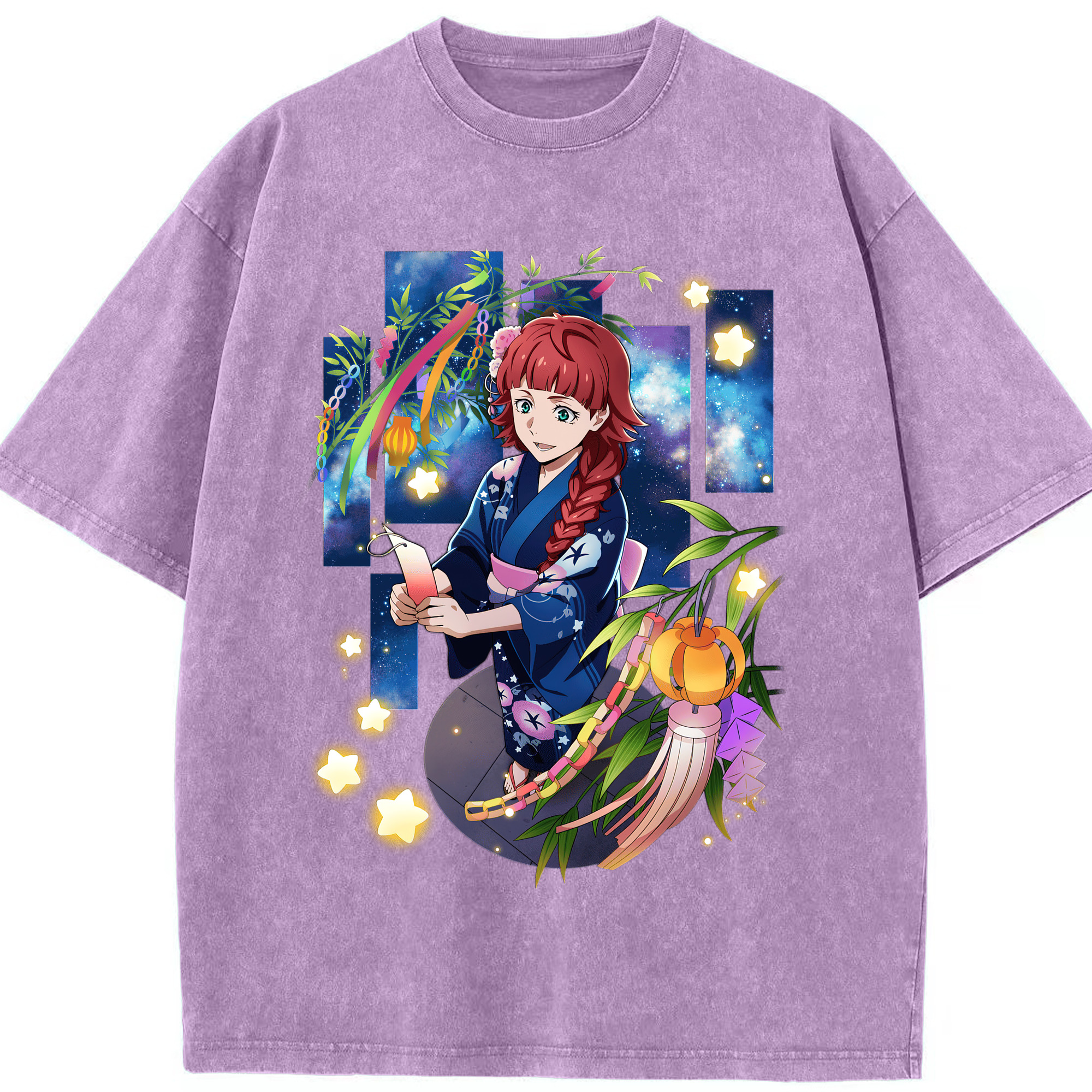 文豪ストレイドッグス Bungo Stray Dogs 綿100% ヴィンテージ風 半袖Tシャツ（フロントプリント）
