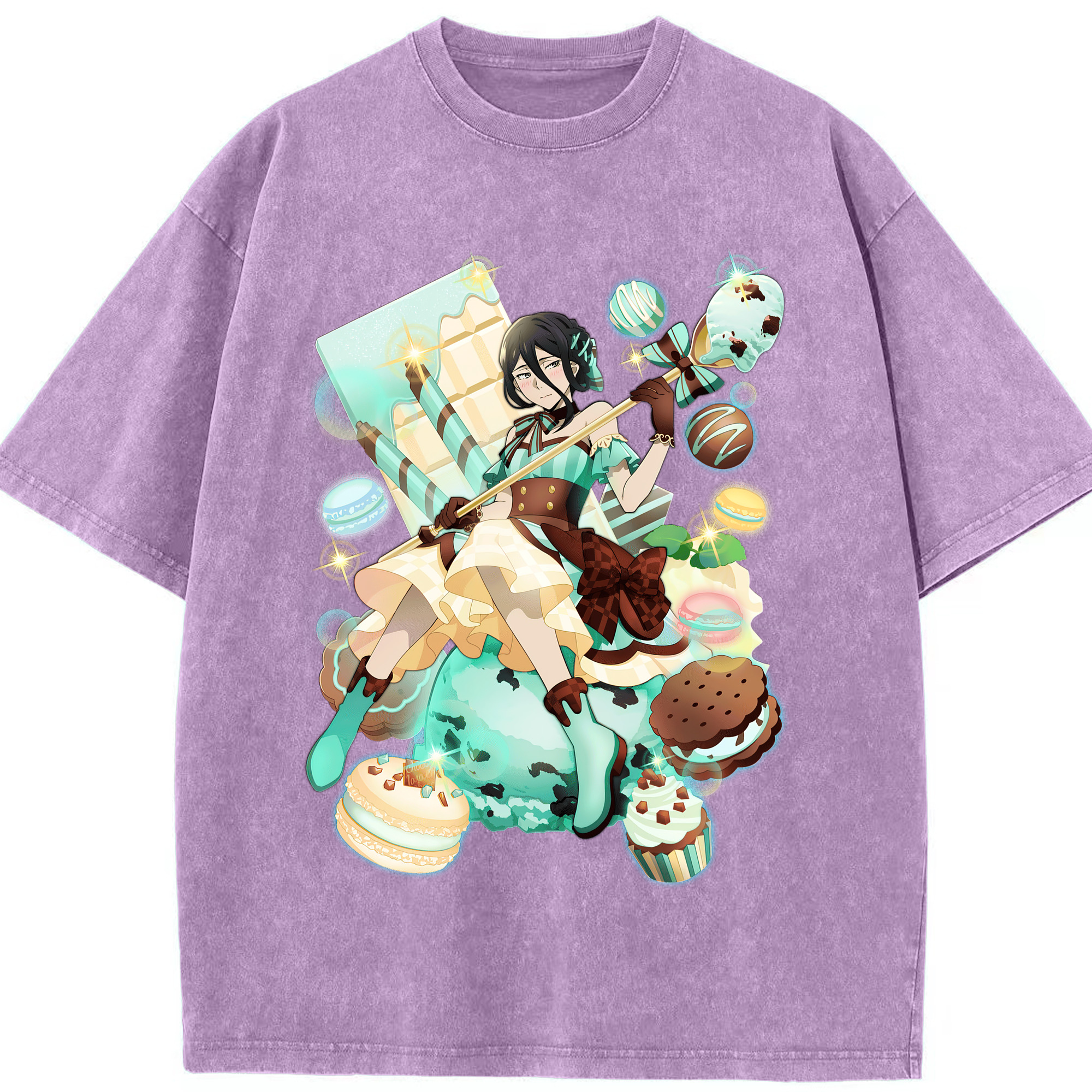 （画像用） 文豪ストレイドッグス Bungo Stray Dogs 綿100% ヴィンテージ風 半袖Tシャツ（フロントプリント）