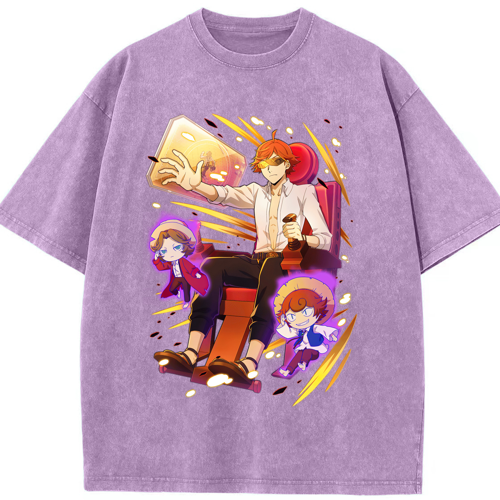 （画像用） 文豪ストレイドッグス Bungo Stray Dogs 綿100% ヴィンテージ風 半袖Tシャツ（フロントプリント）