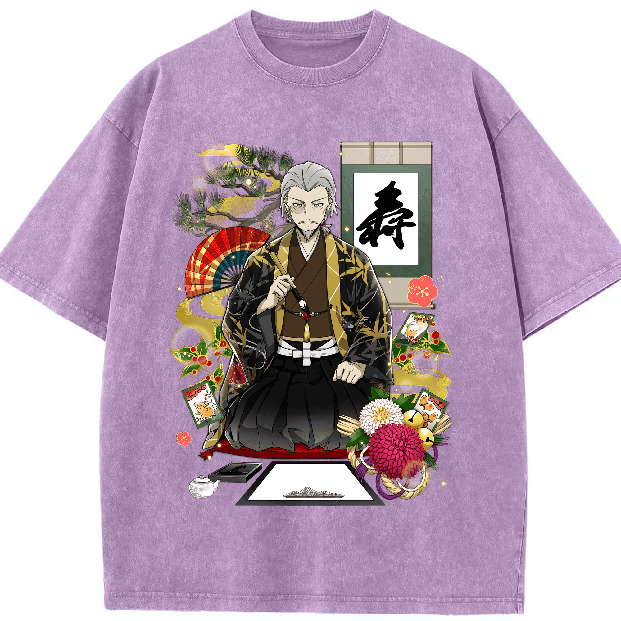 （画像用） 文豪ストレイドッグス Bungo Stray Dogs 綿100% ヴィンテージ風 半袖Tシャツ（フロントプリント）