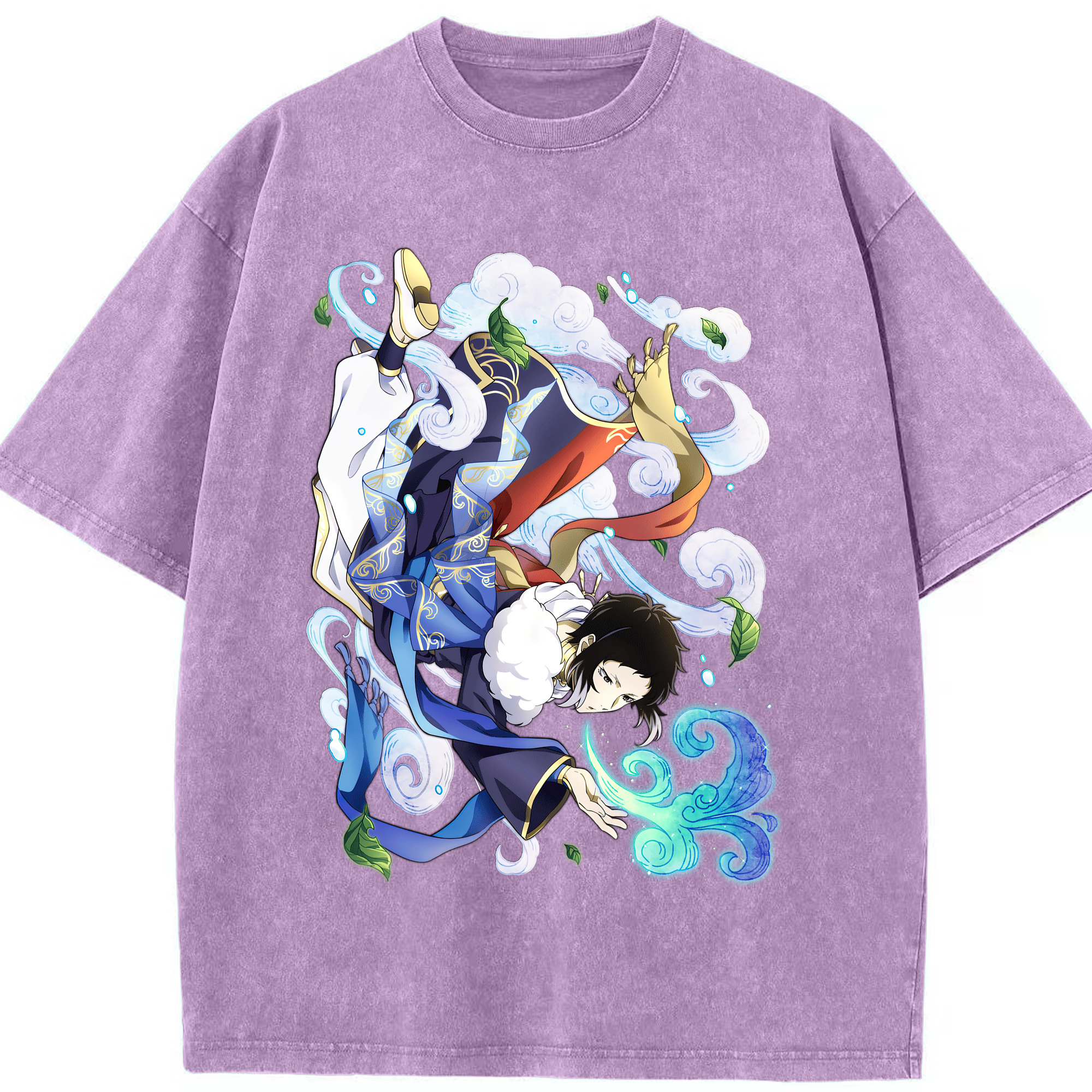 （画像用） 文豪ストレイドッグス Bungo Stray Dogs 綿100% ヴィンテージ風 半袖Tシャツ（フロントプリント）