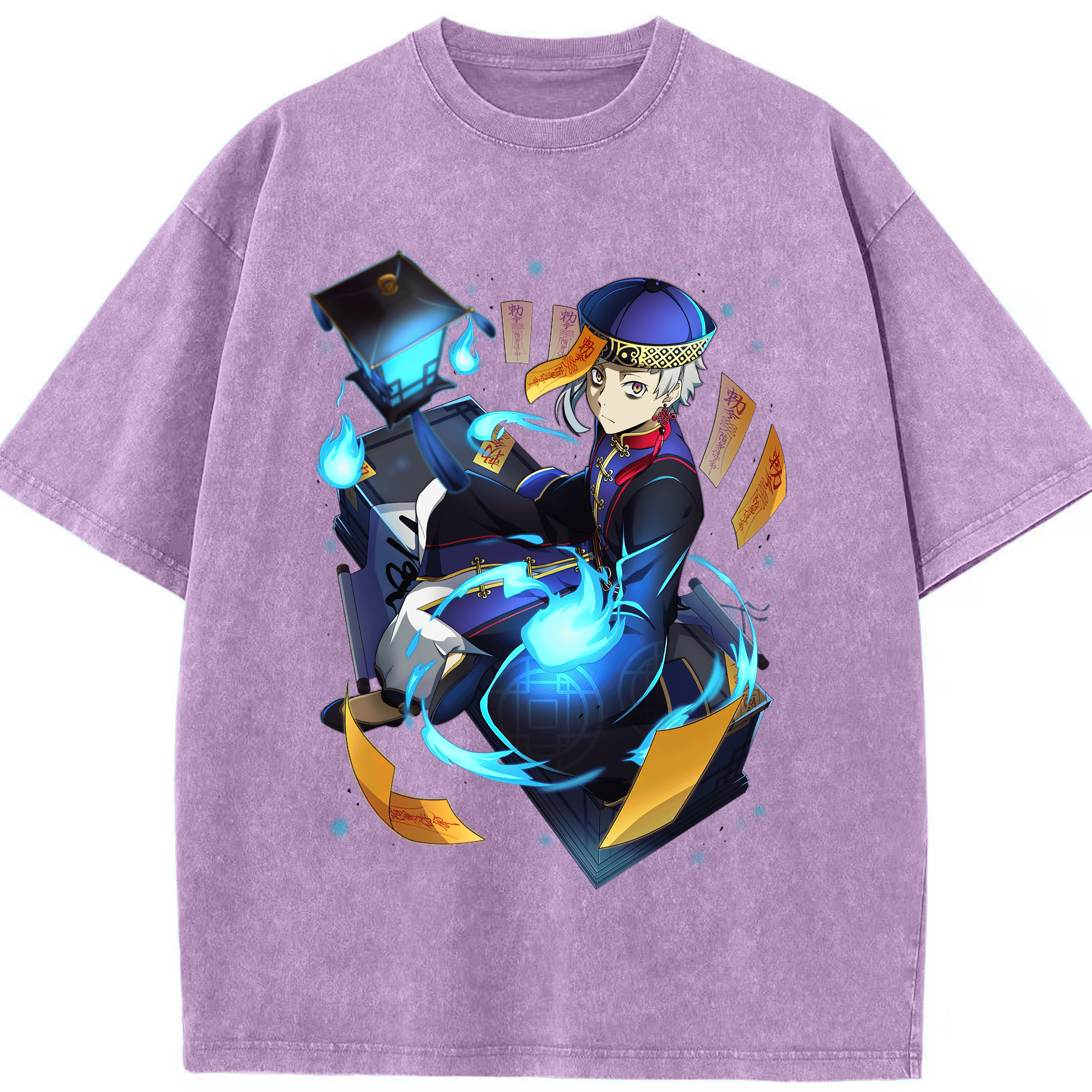 （画像用） 文豪ストレイドッグス Bungo Stray Dogs 綿100% ヴィンテージ風 半袖Tシャツ（フロントプリント）