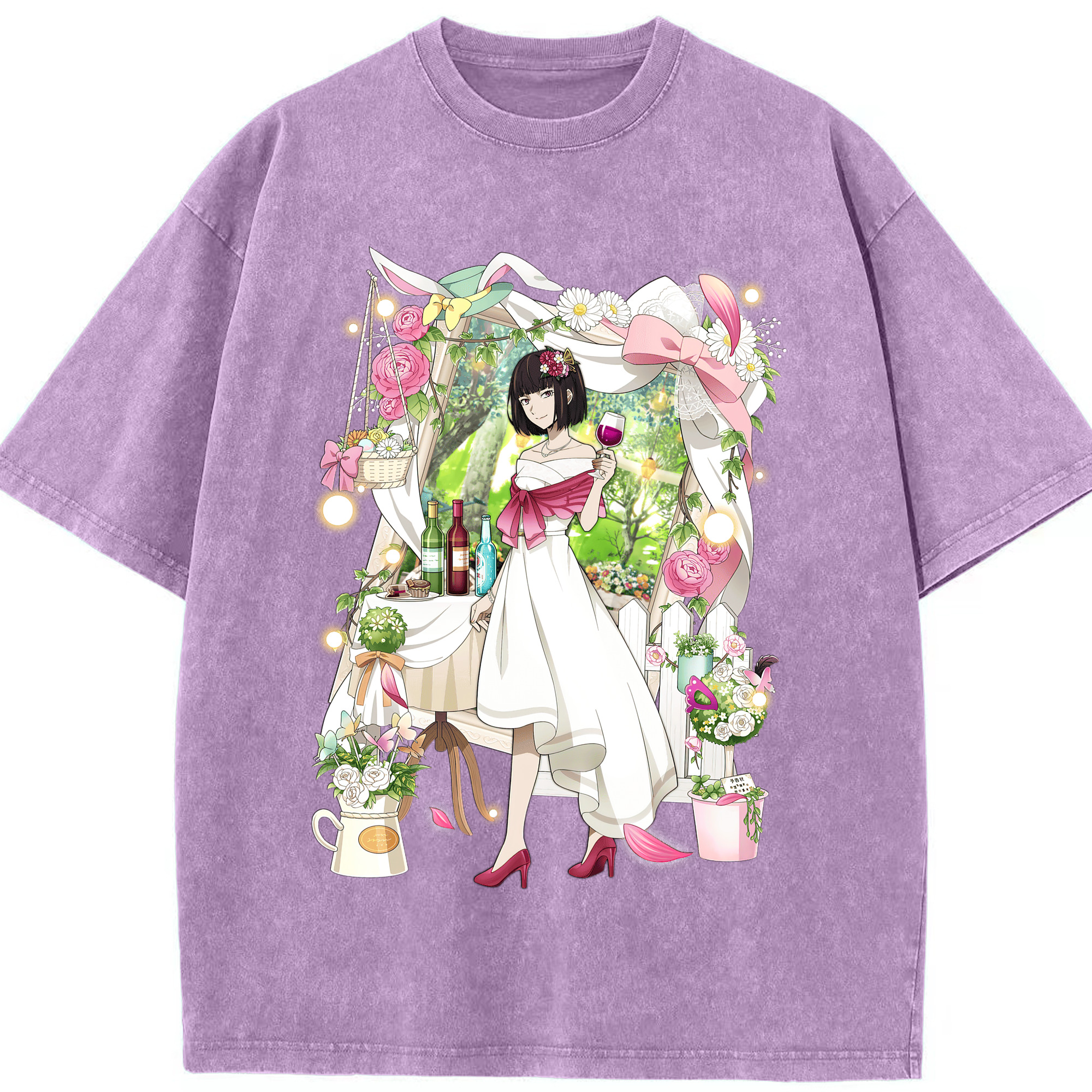 （画像用） 文豪ストレイドッグス Bungo Stray Dogs 綿100% ヴィンテージ風 半袖Tシャツ（フロントプリント）