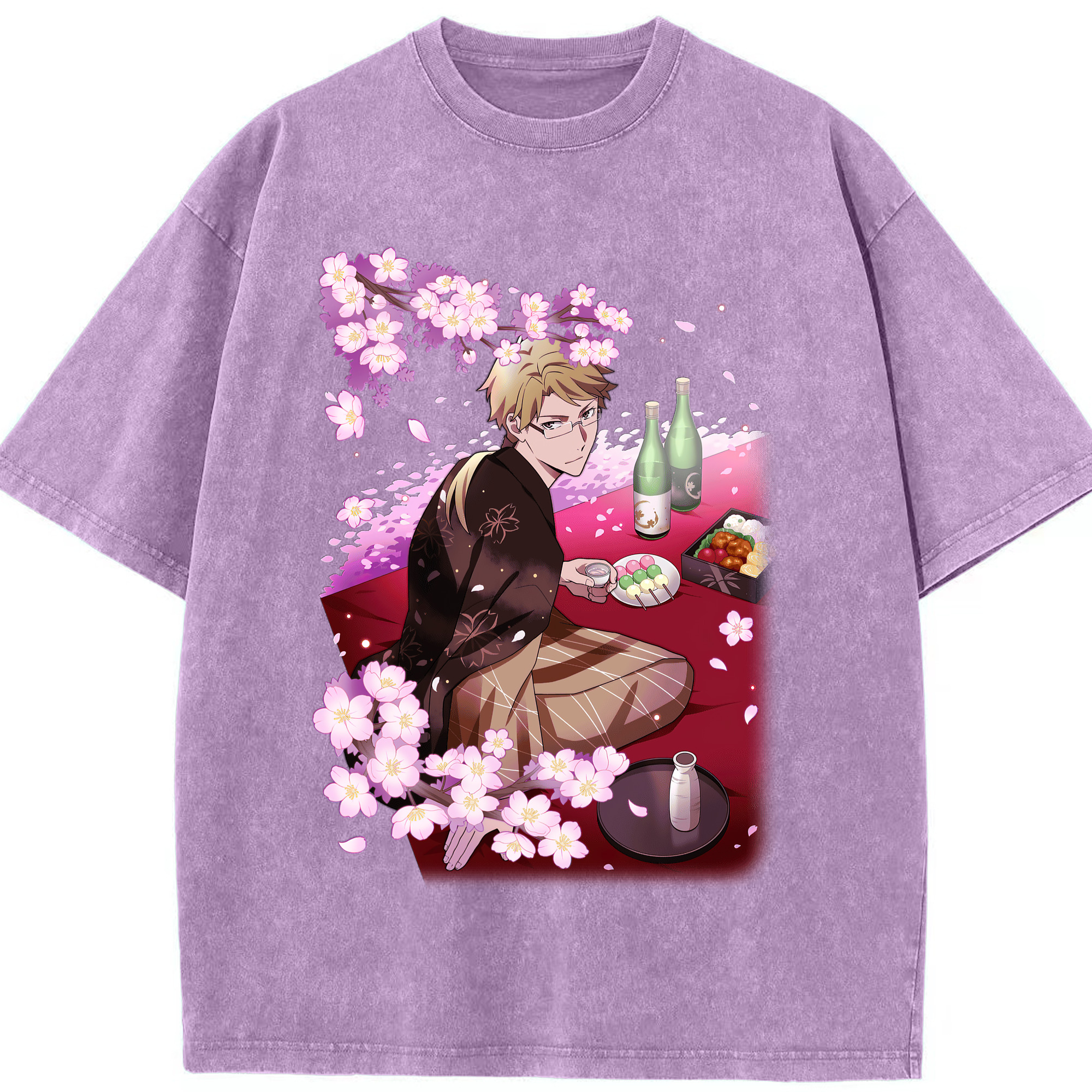 （画像用） 文豪ストレイドッグス Bungo Stray Dogs 綿100% ヴィンテージ風 半袖Tシャツ（フロントプリント）