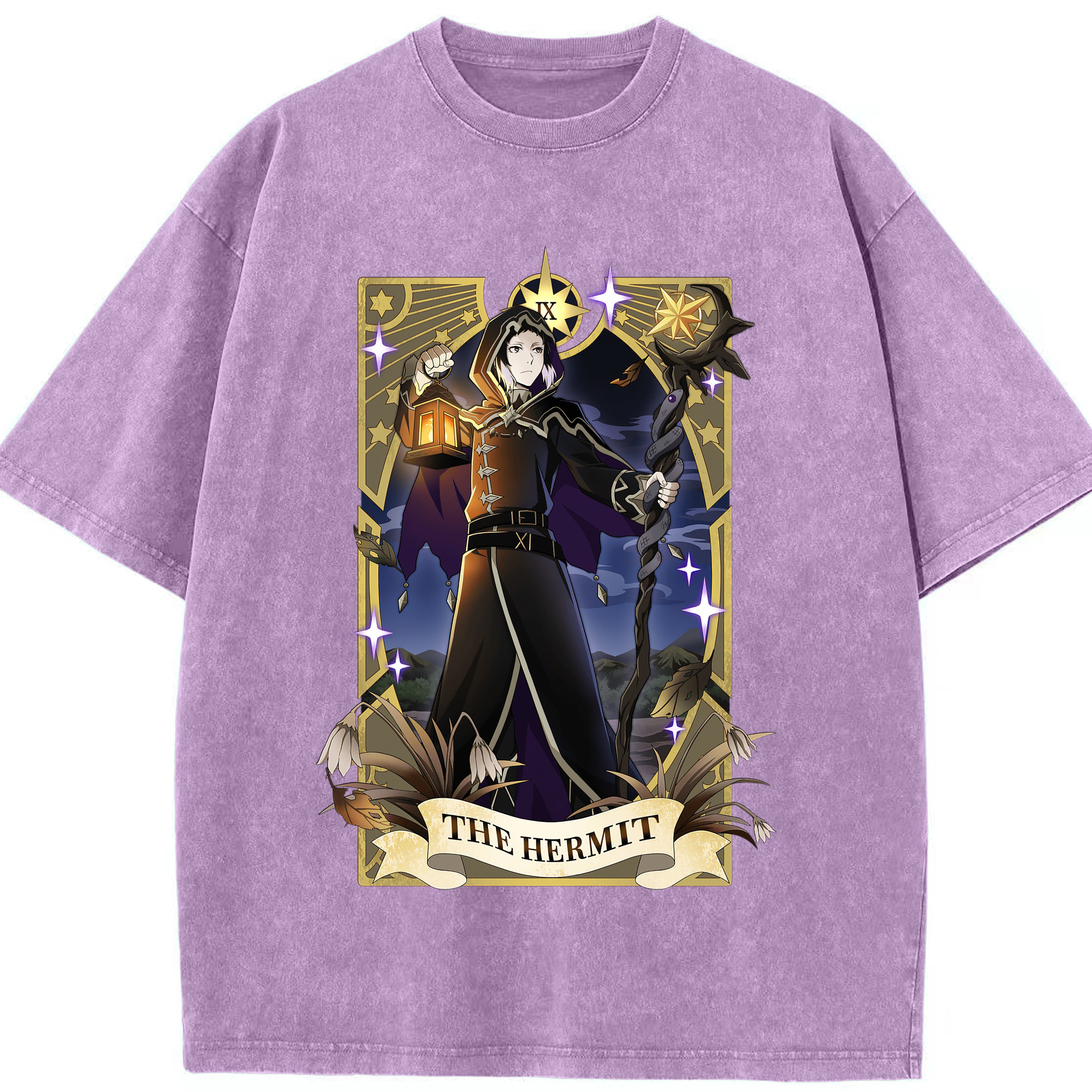（画像用） 文豪ストレイドッグス Bungo Stray Dogs 綿100% ヴィンテージ風 半袖Tシャツ（フロントプリント）