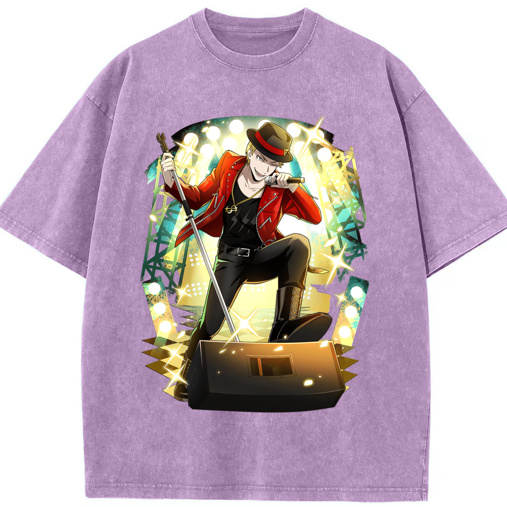 （画像用） 文豪ストレイドッグス Bungo Stray Dogs 綿100% ヴィンテージ風 半袖Tシャツ（フロントプリント）
