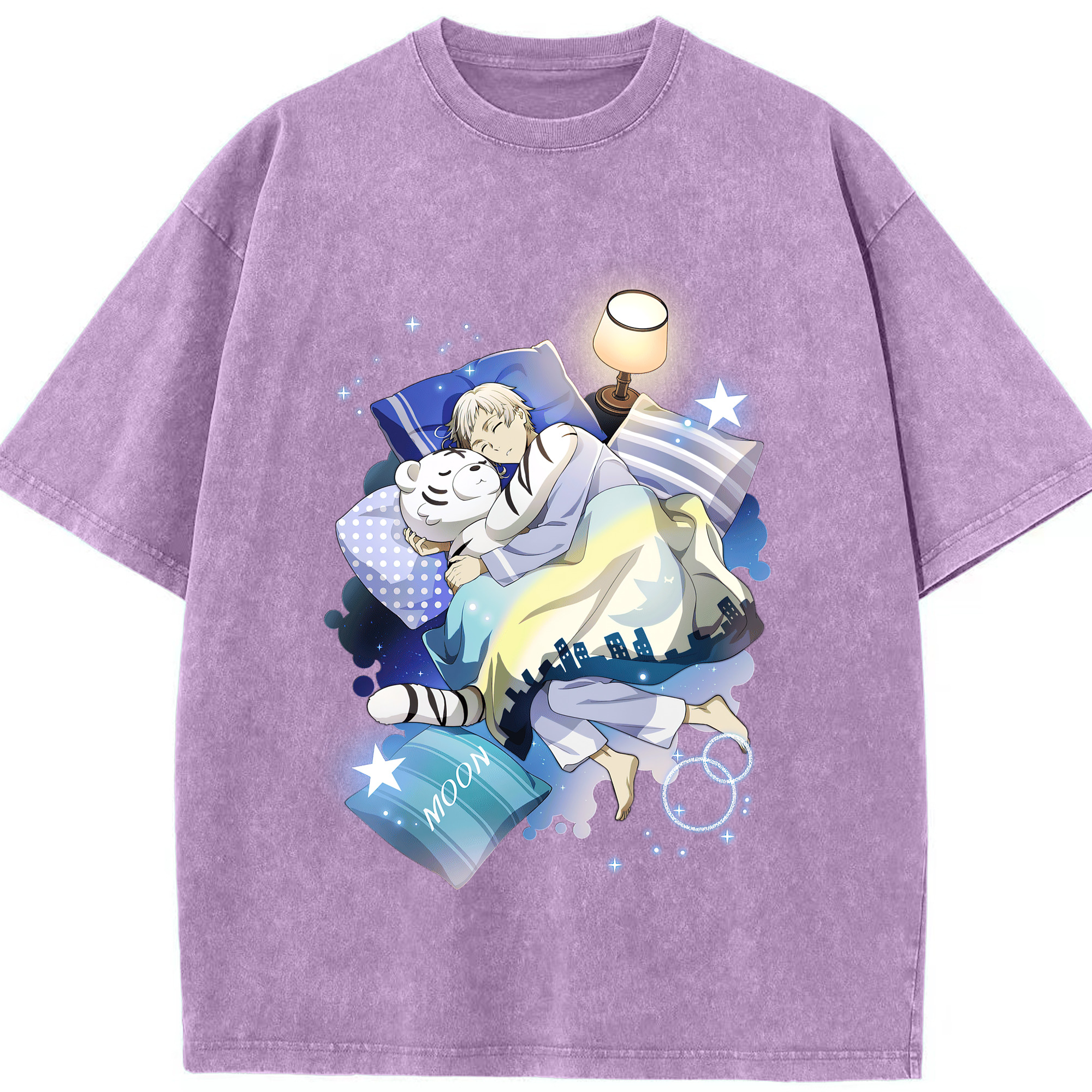 （画像用） 文豪ストレイドッグス Bungo Stray Dogs 綿100% ヴィンテージ風 半袖Tシャツ（フロントプリント）