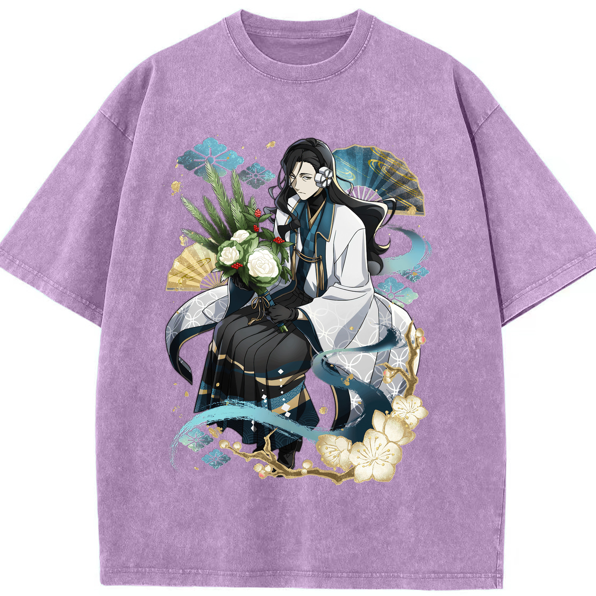 （画像用） 文豪ストレイドッグス Bungo Stray Dogs 綿100% ヴィンテージ風 半袖Tシャツ（フロントプリント）