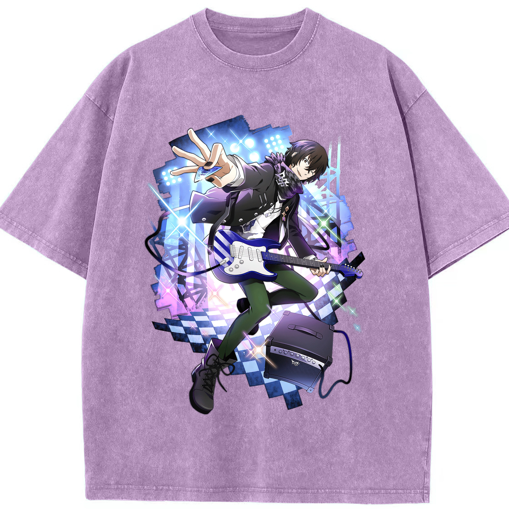 （画像用） 文豪ストレイドッグス Bungo Stray Dogs 綿100% ヴィンテージ風 半袖Tシャツ（フロントプリント）