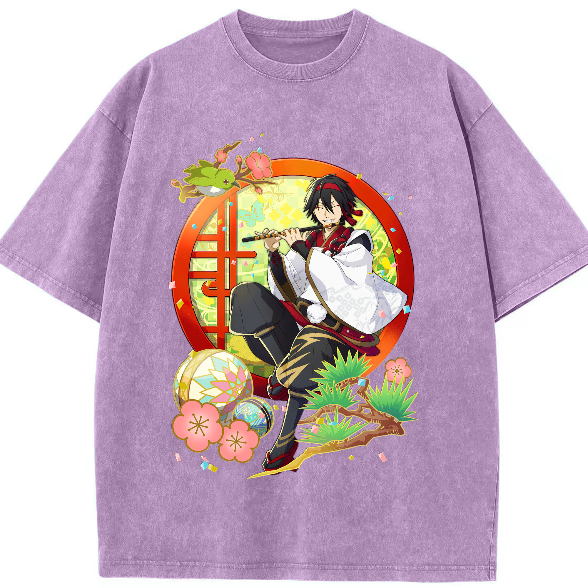 （画像用） 文豪ストレイドッグス Bungo Stray Dogs 綿100% ヴィンテージ風 半袖Tシャツ（フロントプリント）