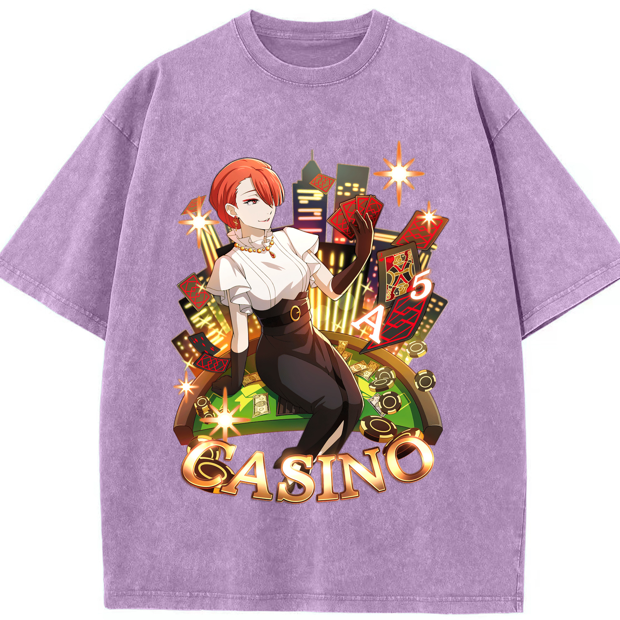 （画像用） 文豪ストレイドッグス Bungo Stray Dogs 綿100% ヴィンテージ風 半袖Tシャツ（フロントプリント）