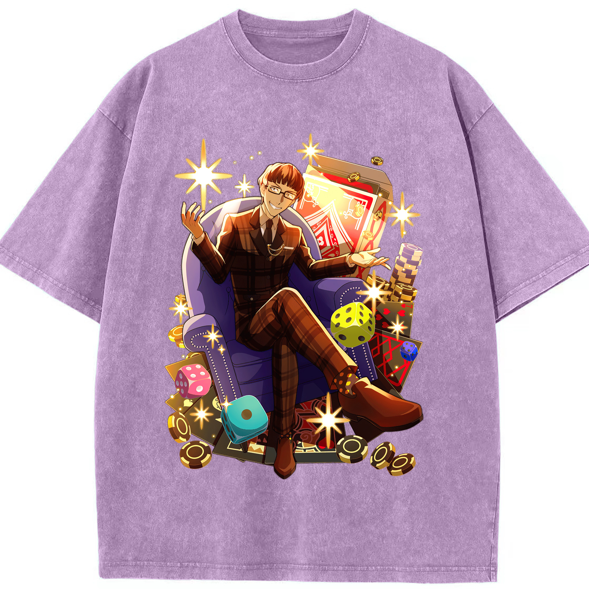 （画像用） 文豪ストレイドッグス Bungo Stray Dogs 綿100% ヴィンテージ風 半袖Tシャツ（フロントプリント）