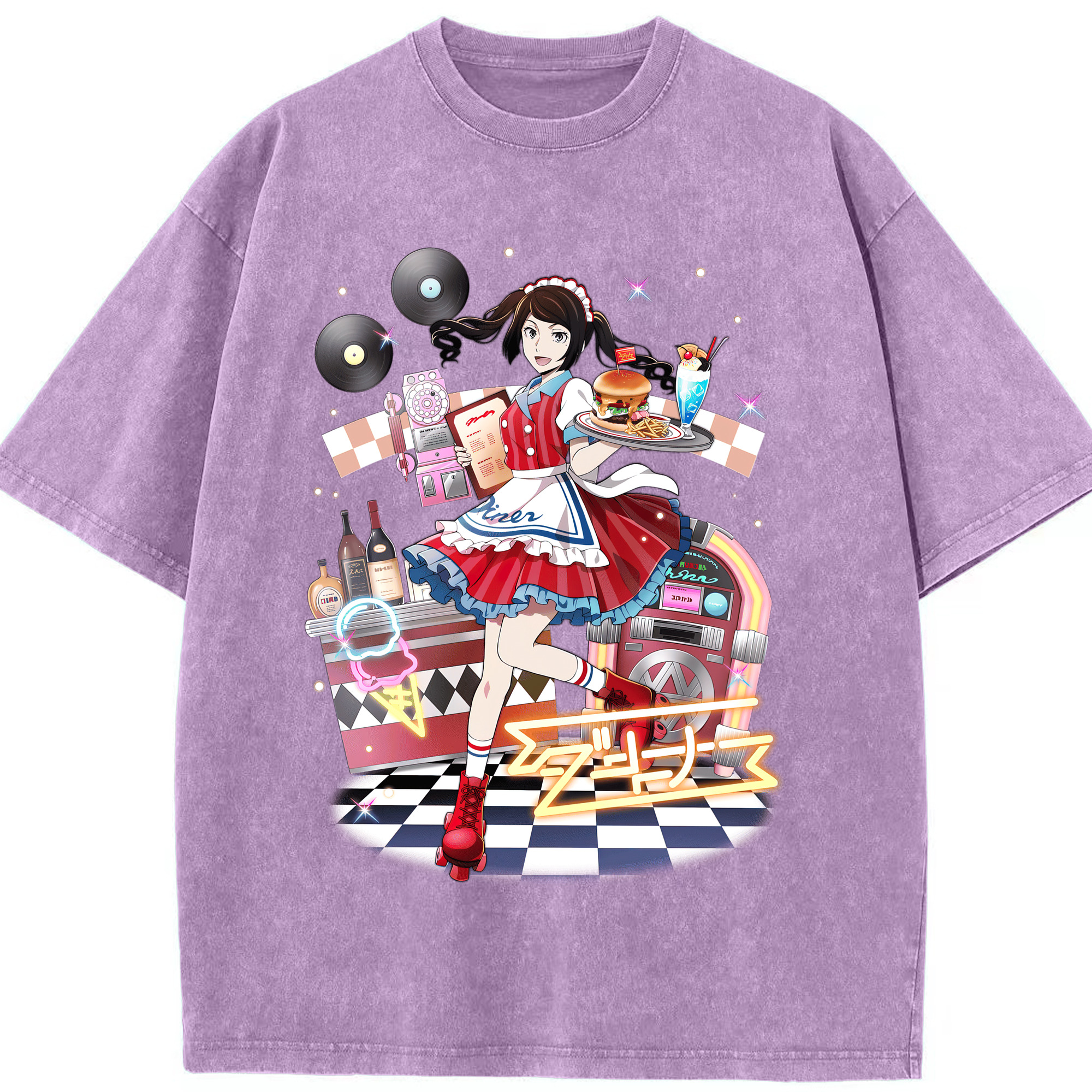 （画像用） 文豪ストレイドッグス Bungo Stray Dogs 綿100% ヴィンテージ風 半袖Tシャツ（フロントプリント）