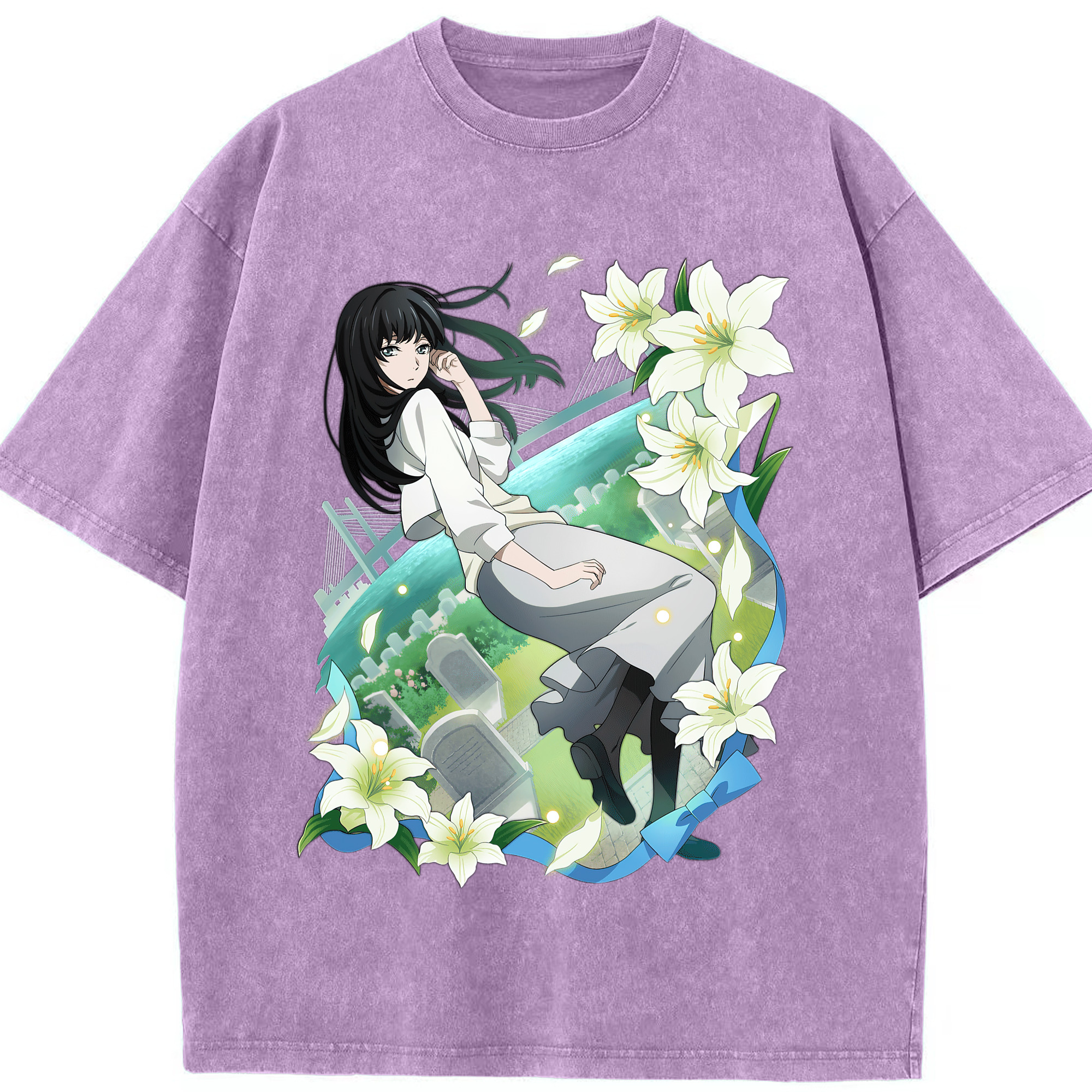 （画像用） 文豪ストレイドッグス Bungo Stray Dogs 綿100% ヴィンテージ風 半袖Tシャツ（フロントプリント）