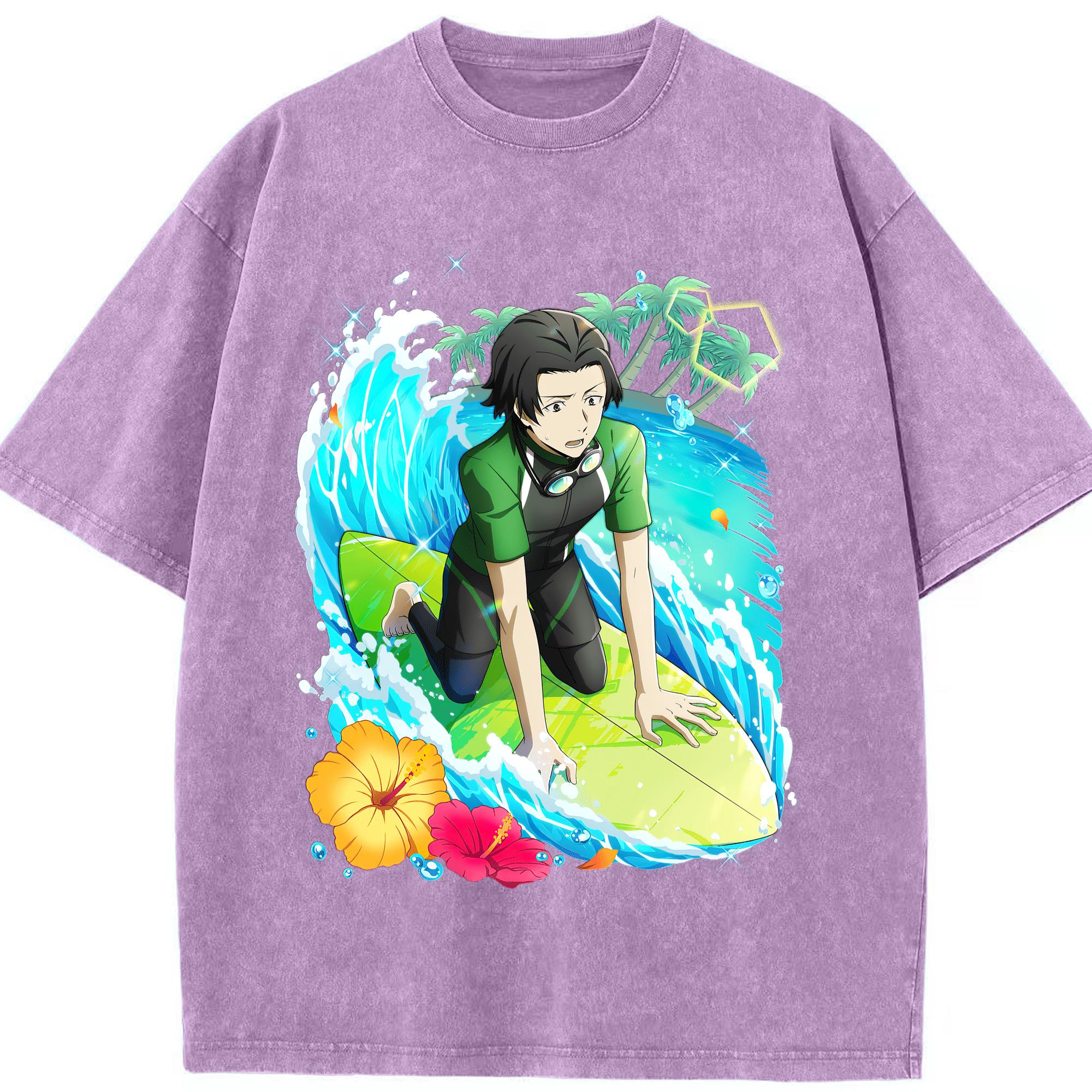 （画像用） 文豪ストレイドッグス Bungo Stray Dogs 綿100% ヴィンテージ風 半袖Tシャツ（フロントプリント）