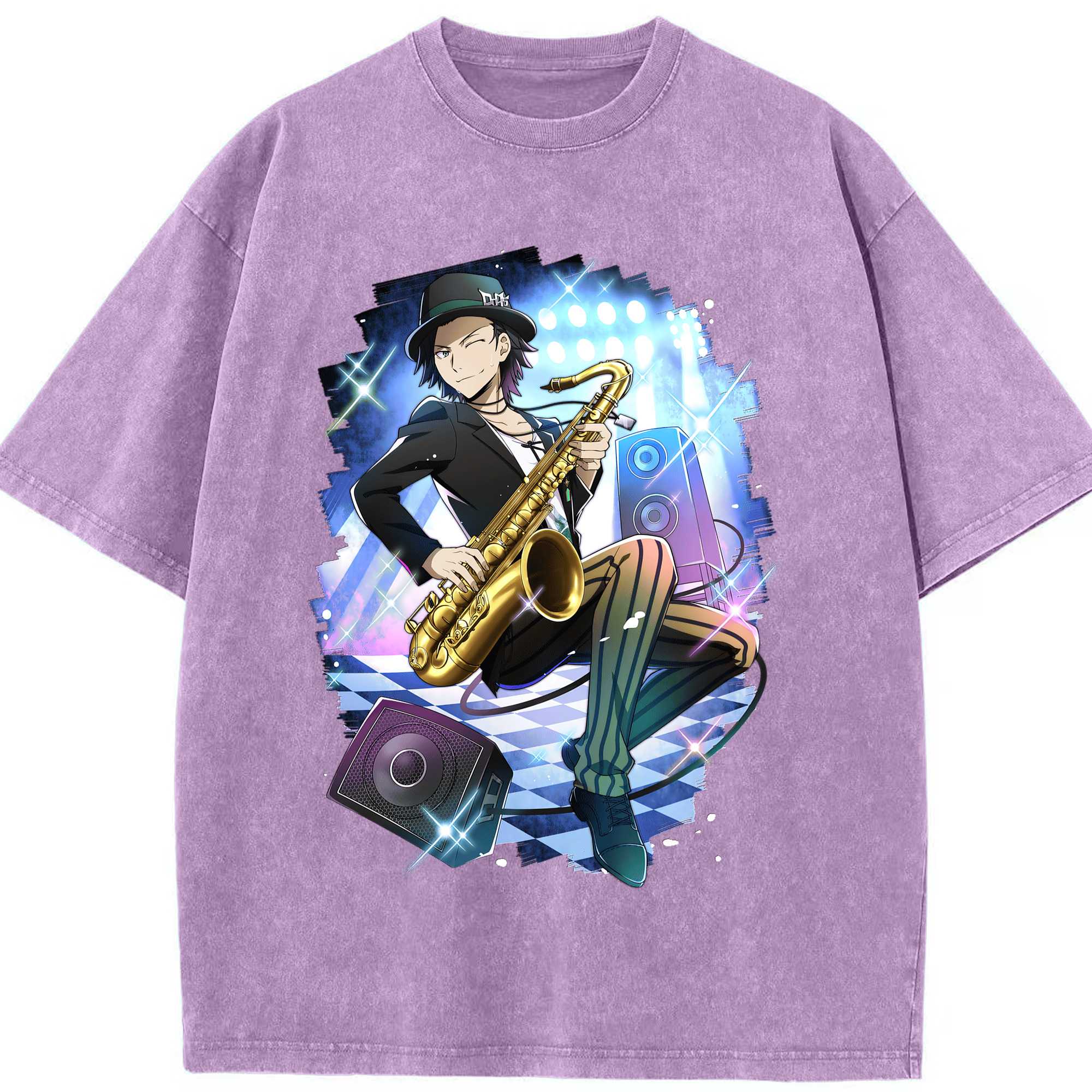 （画像用） 文豪ストレイドッグス Bungo Stray Dogs 綿100% ヴィンテージ風 半袖Tシャツ（フロントプリント）