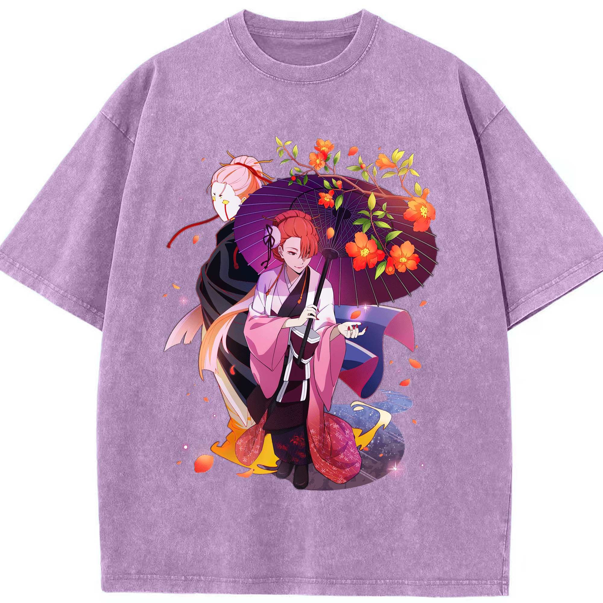 （画像用） 文豪ストレイドッグス Bungo Stray Dogs 綿100% ヴィンテージ風 半袖Tシャツ（フロントプリント）