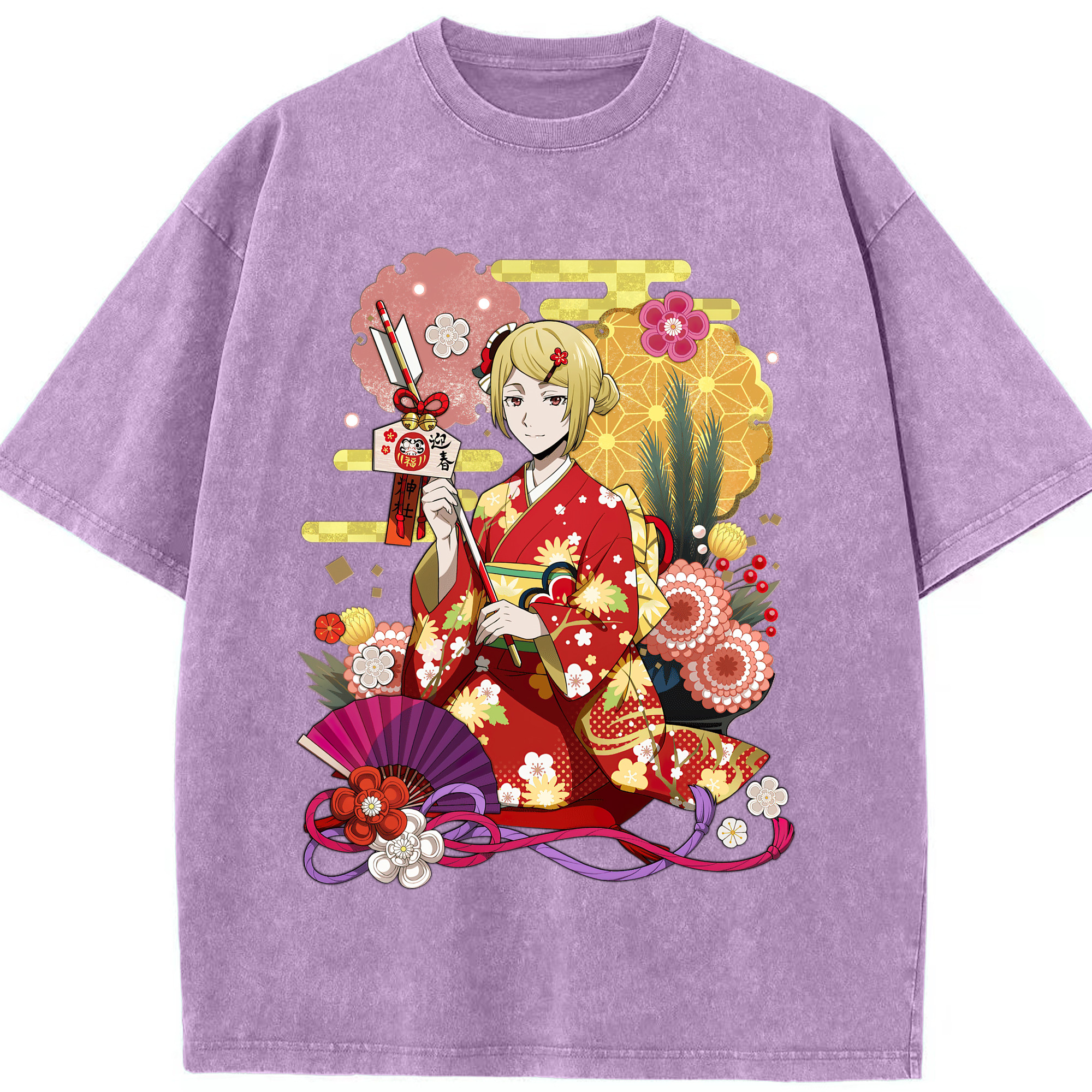 （画像用） 文豪ストレイドッグス Bungo Stray Dogs 綿100% ヴィンテージ風 半袖Tシャツ（フロントプリント）