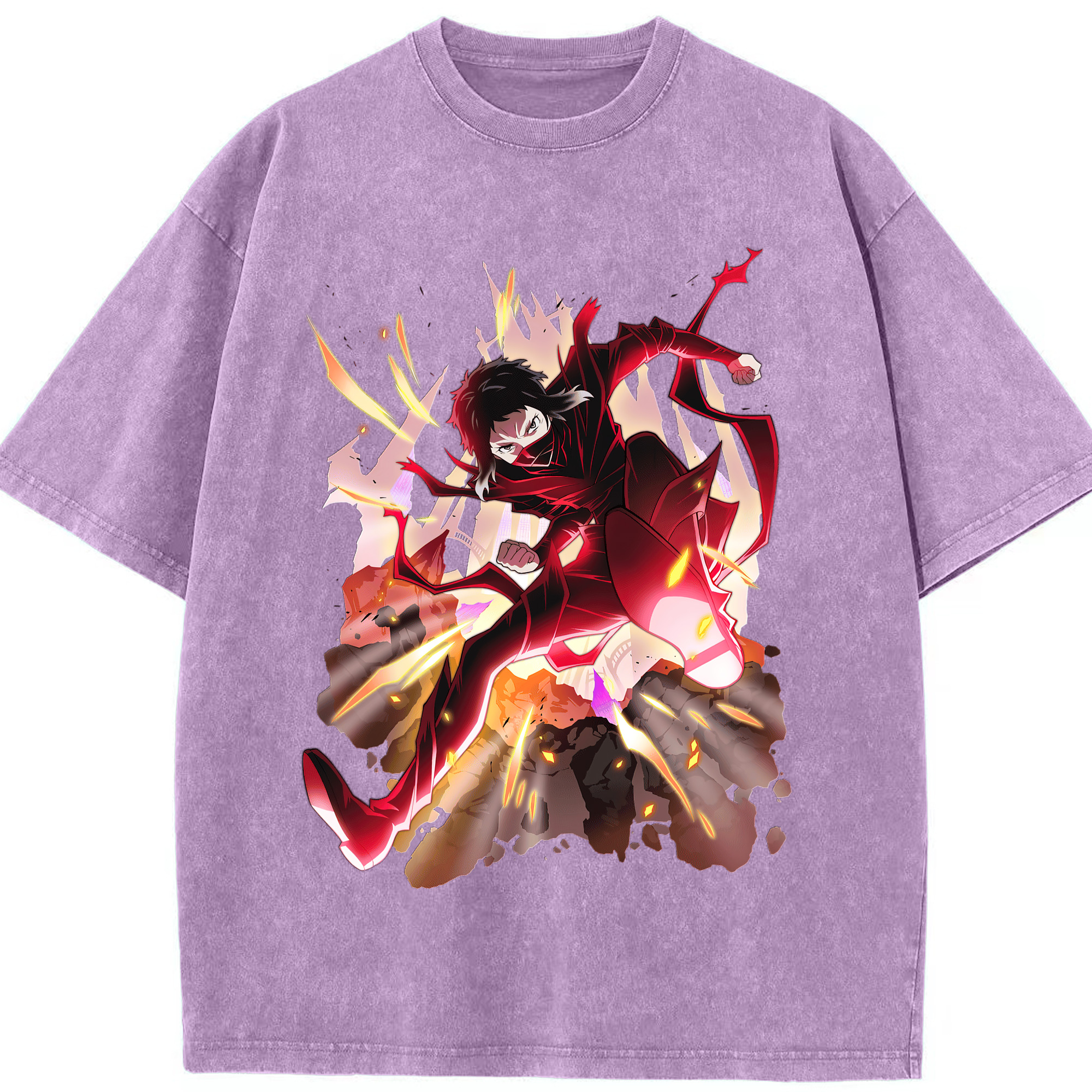 （画像用） 文豪ストレイドッグス Bungo Stray Dogs 綿100% ヴィンテージ風 半袖Tシャツ（フロントプリント）