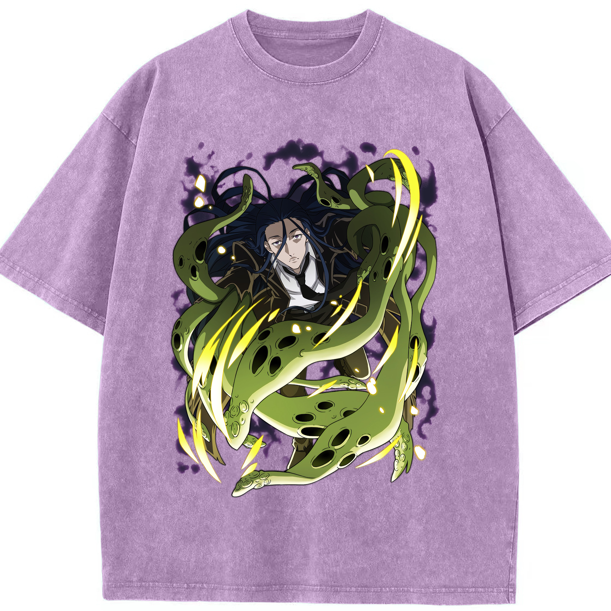 （画像用） 文豪ストレイドッグス Bungo Stray Dogs 綿100% ヴィンテージ風 半袖Tシャツ（フロントプリント）