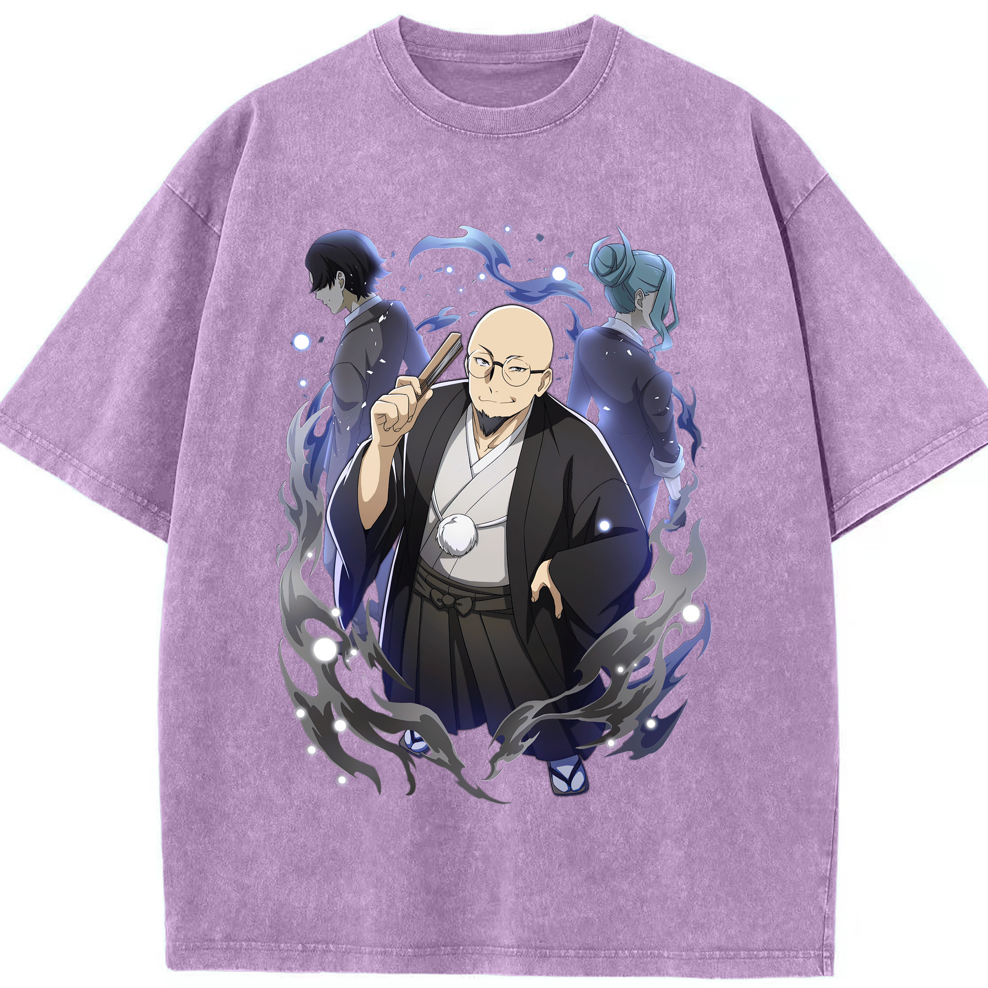 （画像用） 文豪ストレイドッグス Bungo Stray Dogs 綿100% ヴィンテージ風 半袖Tシャツ（フロントプリント）