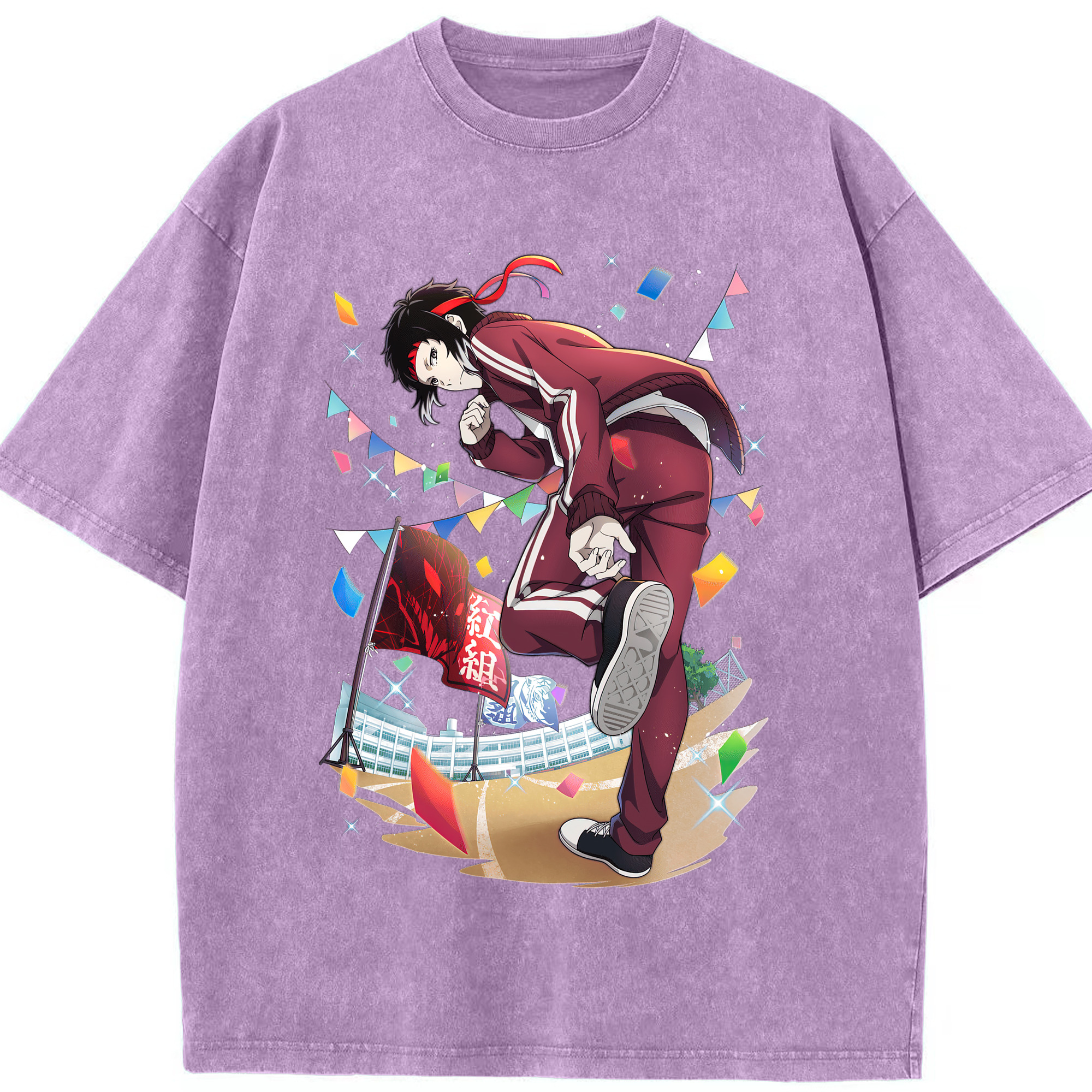 （画像用） 文豪ストレイドッグス Bungo Stray Dogs 綿100% ヴィンテージ風 半袖Tシャツ（フロントプリント）