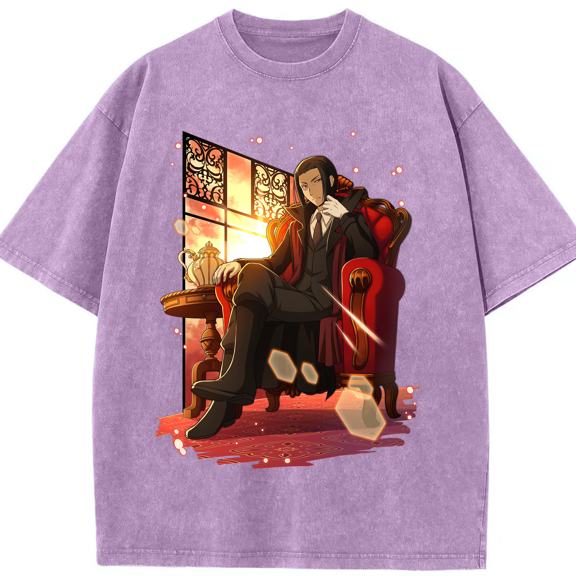 （画像用） 文豪ストレイドッグス Bungo Stray Dogs 綿100% ヴィンテージ風 半袖Tシャツ（フロントプリント）