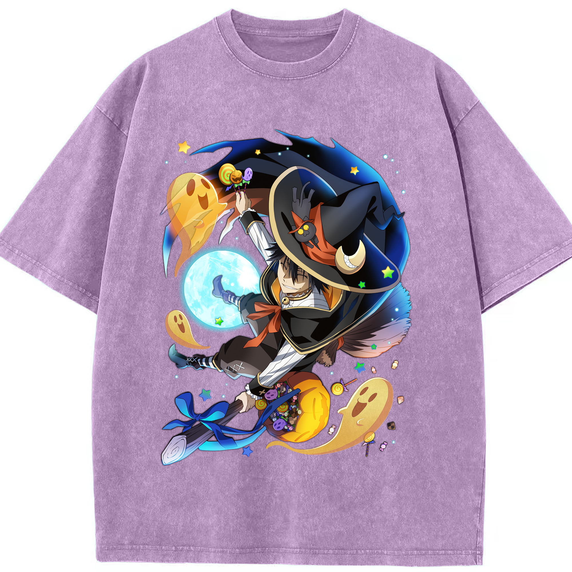 （画像用） 文豪ストレイドッグス Bungo Stray Dogs 綿100% ヴィンテージ風 半袖Tシャツ（フロントプリント）