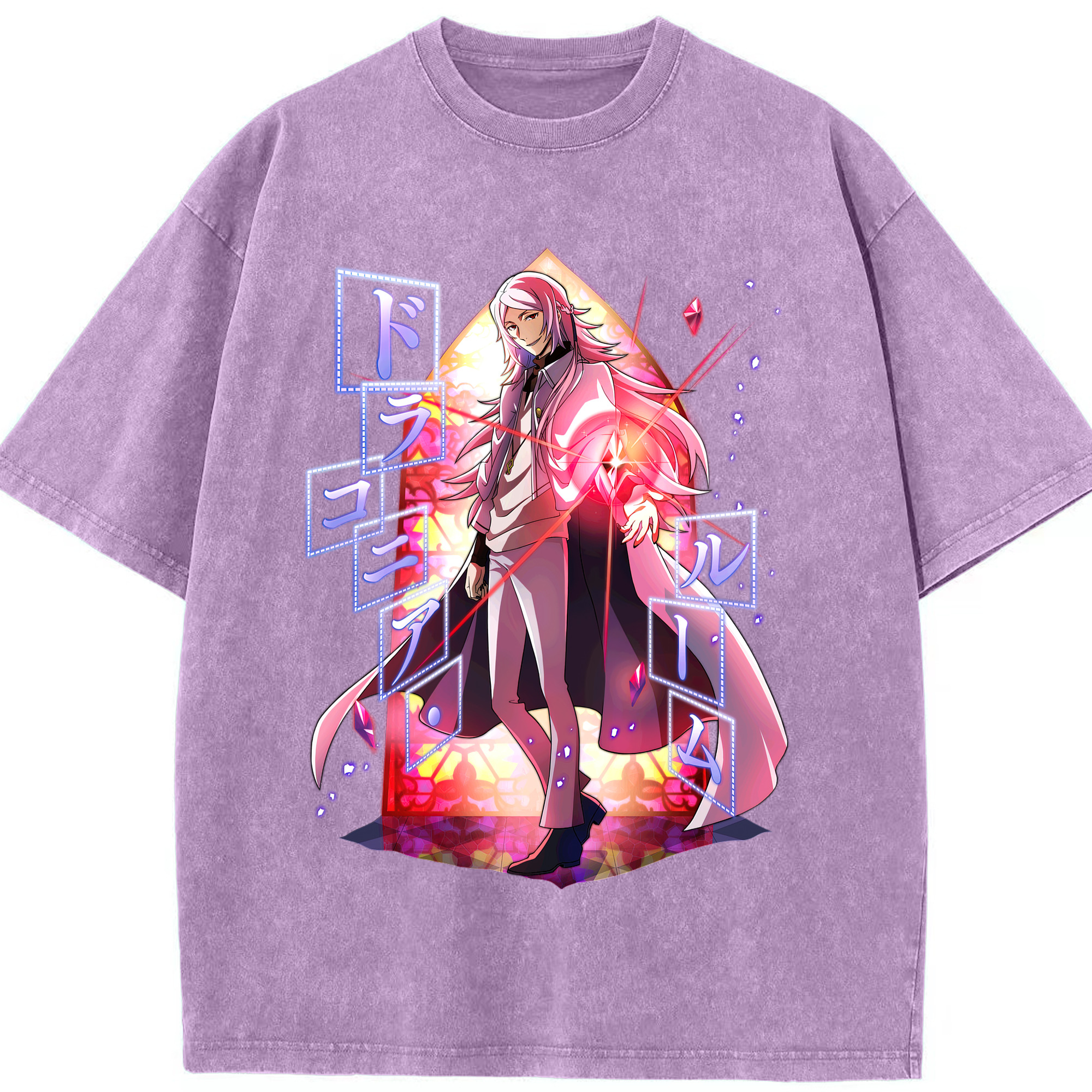 （画像用） 文豪ストレイドッグス Bungo Stray Dogs 綿100% ヴィンテージ風 半袖Tシャツ（フロントプリント）