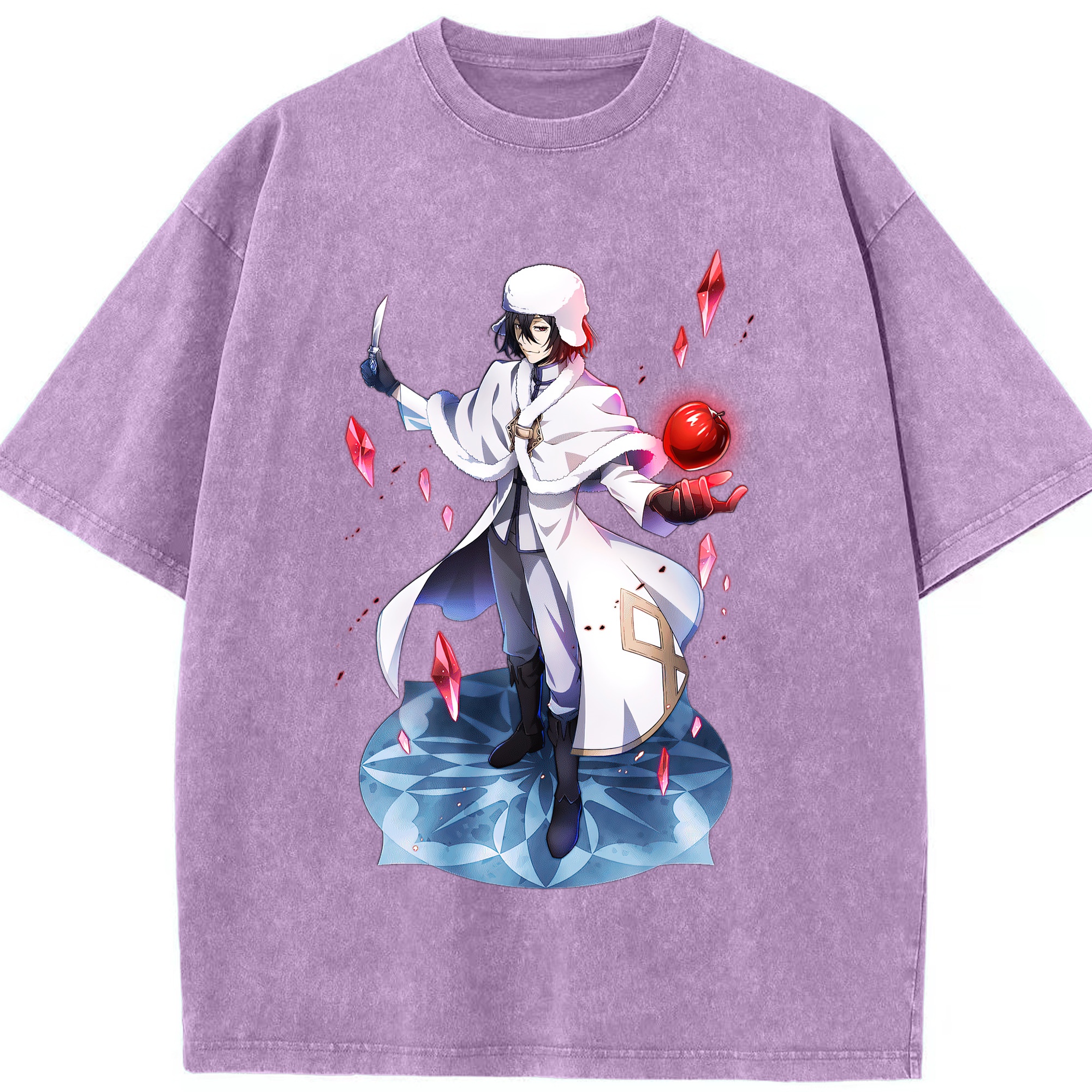 （画像用） 文豪ストレイドッグス Bungo Stray Dogs 綿100% ヴィンテージ風 半袖Tシャツ（フロントプリント）