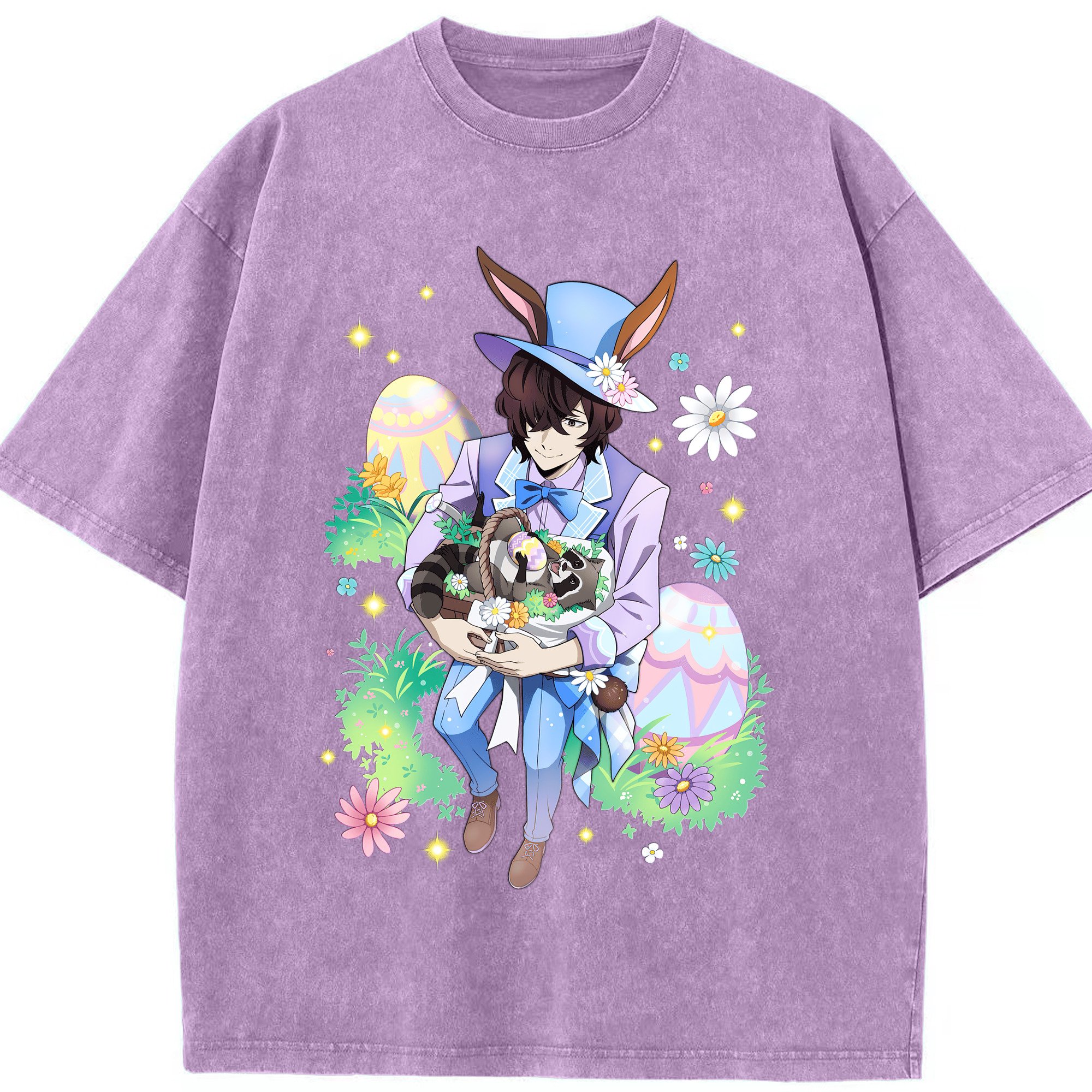（画像用） 文豪ストレイドッグス Bungo Stray Dogs 綿100% ヴィンテージ風 半袖Tシャツ（フロントプリント）