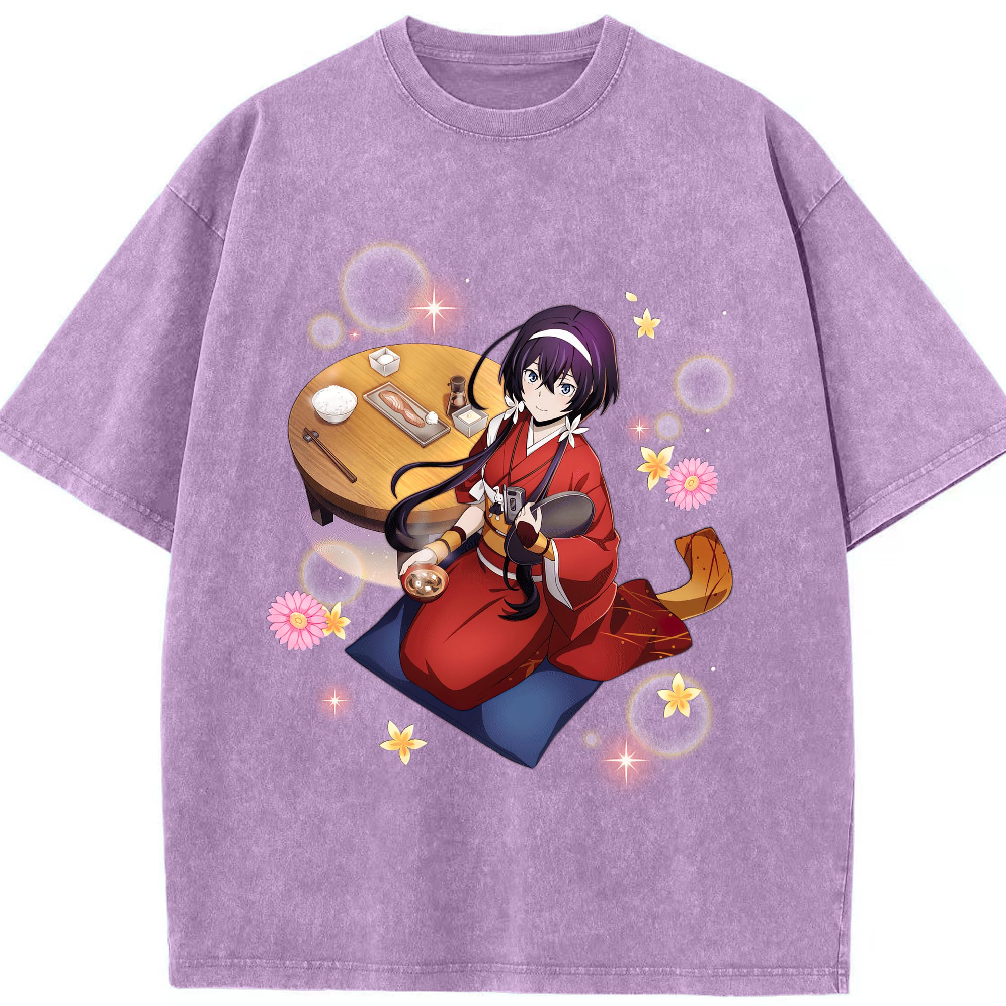 （画像用） 文豪ストレイドッグス Bungo Stray Dogs 綿100% ヴィンテージ風 半袖Tシャツ（フロントプリント）