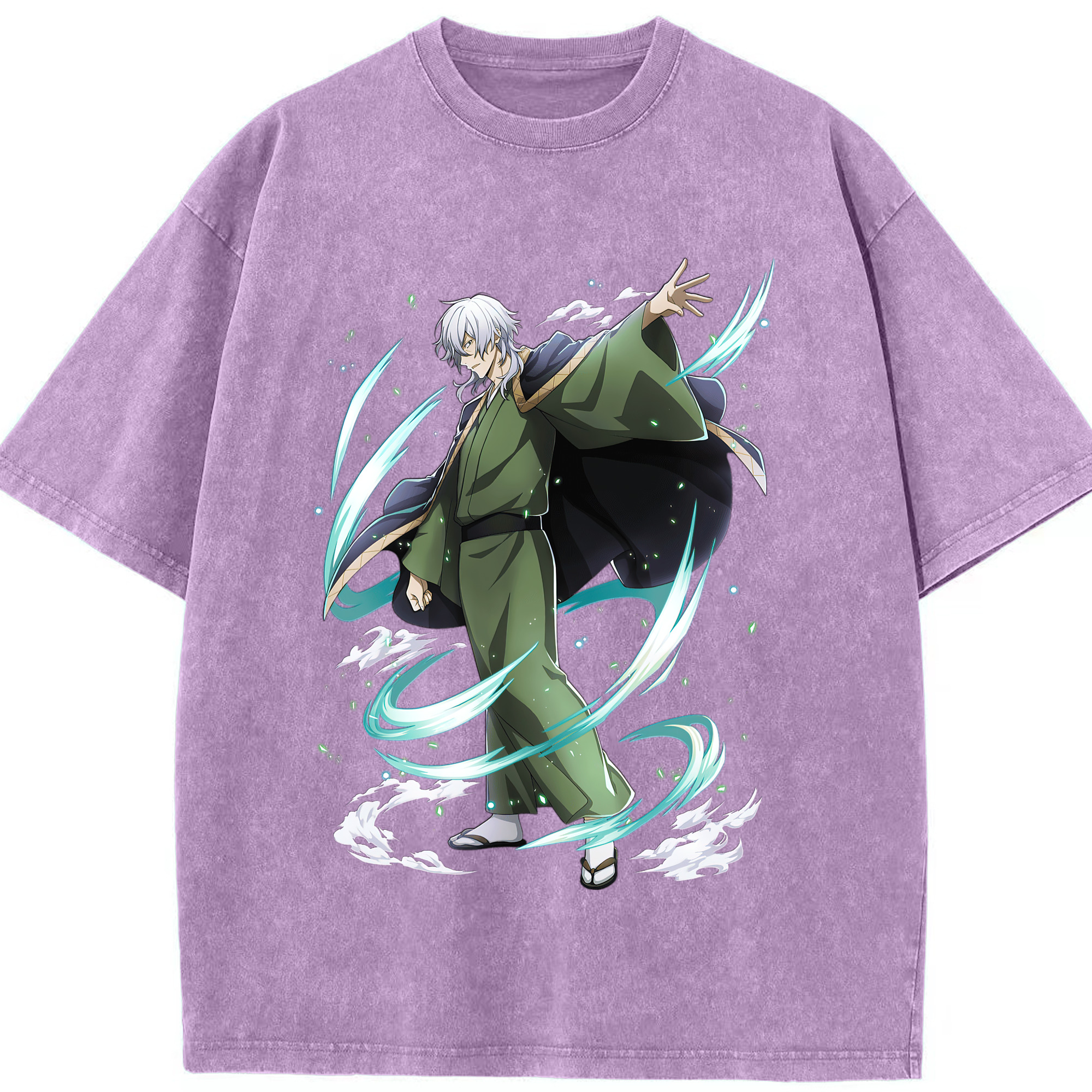 （画像用） 文豪ストレイドッグス Bungo Stray Dogs 綿100% ヴィンテージ風 半袖Tシャツ（フロントプリント）