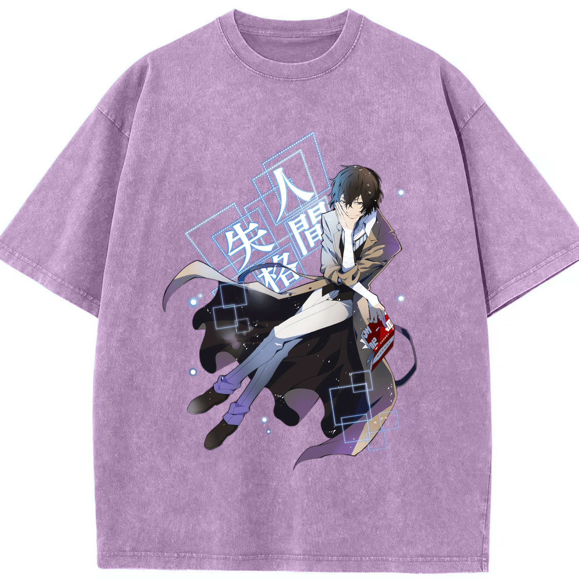 （画像用） 文豪ストレイドッグス Bungo Stray Dogs 綿100% ヴィンテージ風 半袖Tシャツ（フロントプリント）