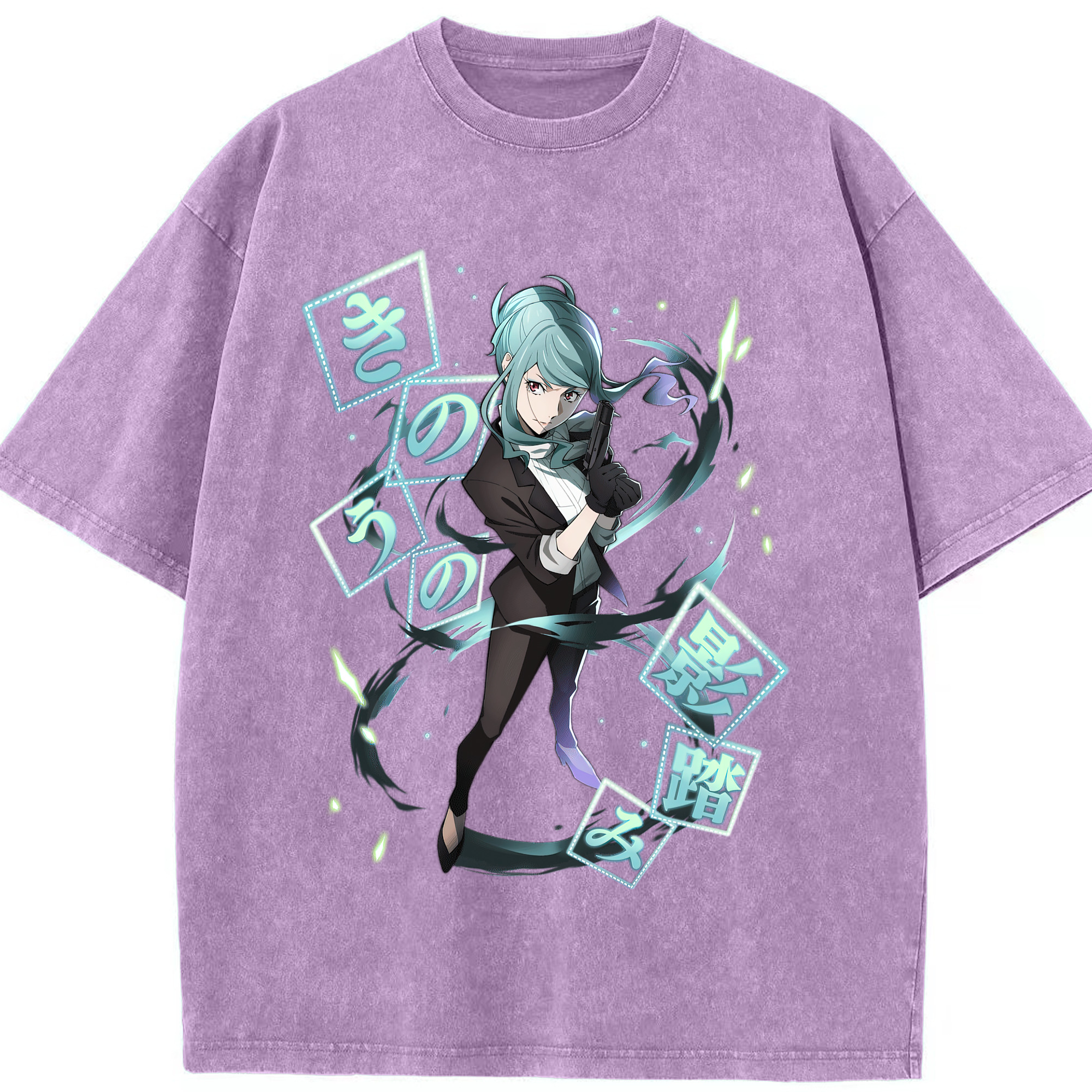 （画像用） 文豪ストレイドッグス Bungo Stray Dogs 綿100% ヴィンテージ風 半袖Tシャツ（フロントプリント）