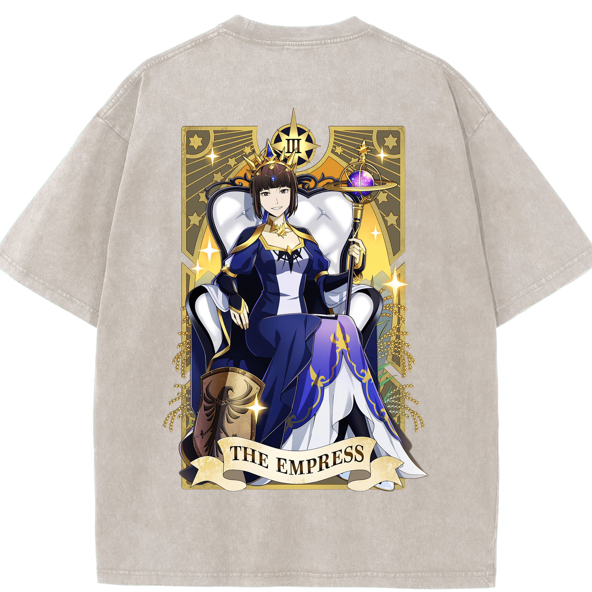 （画像用） 文豪ストレイドッグス Bungo Stray Dogs 綿100% ヴィンテージ風 半袖Tシャツ（背面プリント）