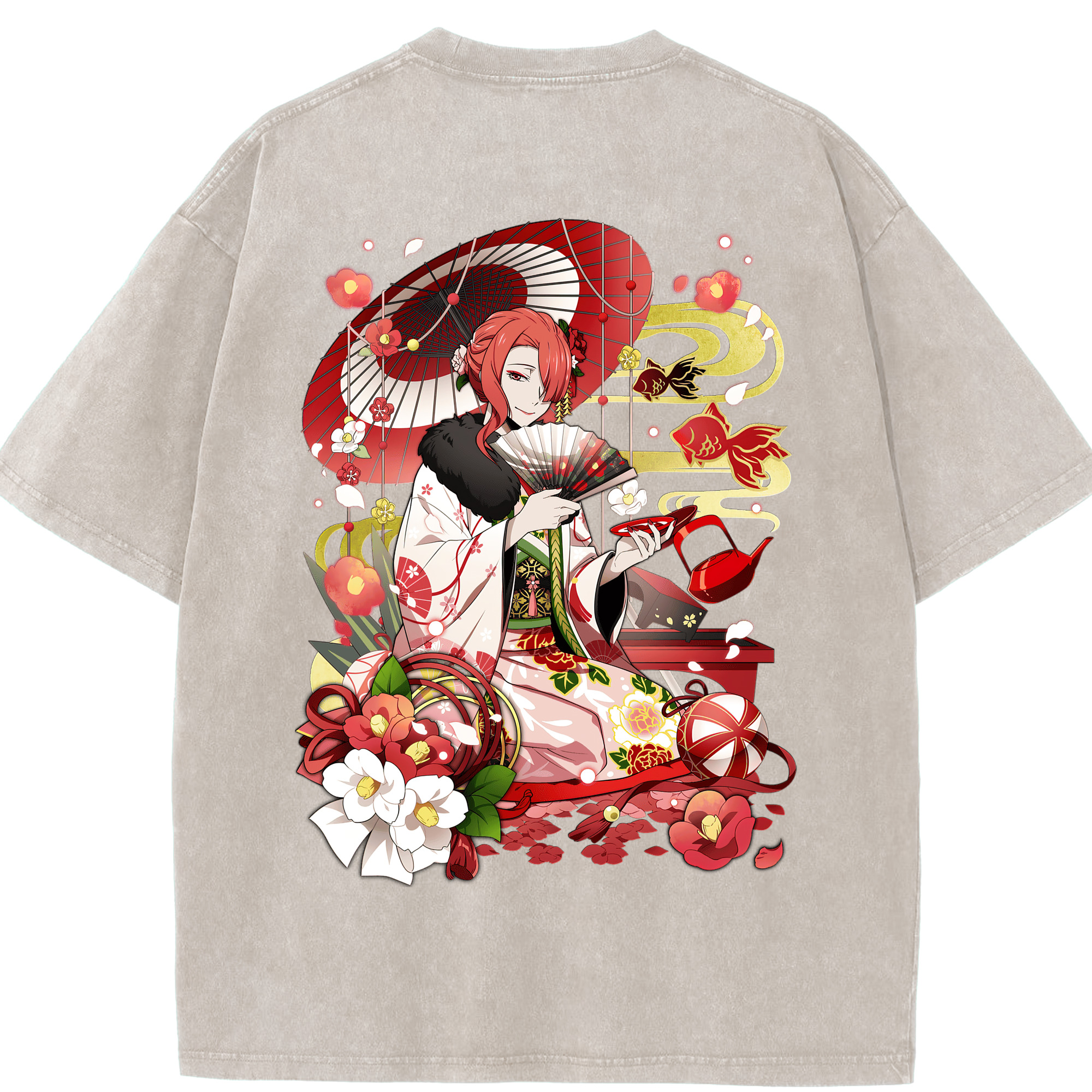（画像用） 文豪ストレイドッグス Bungo Stray Dogs 綿100% ヴィンテージ風 半袖Tシャツ（背面プリント）