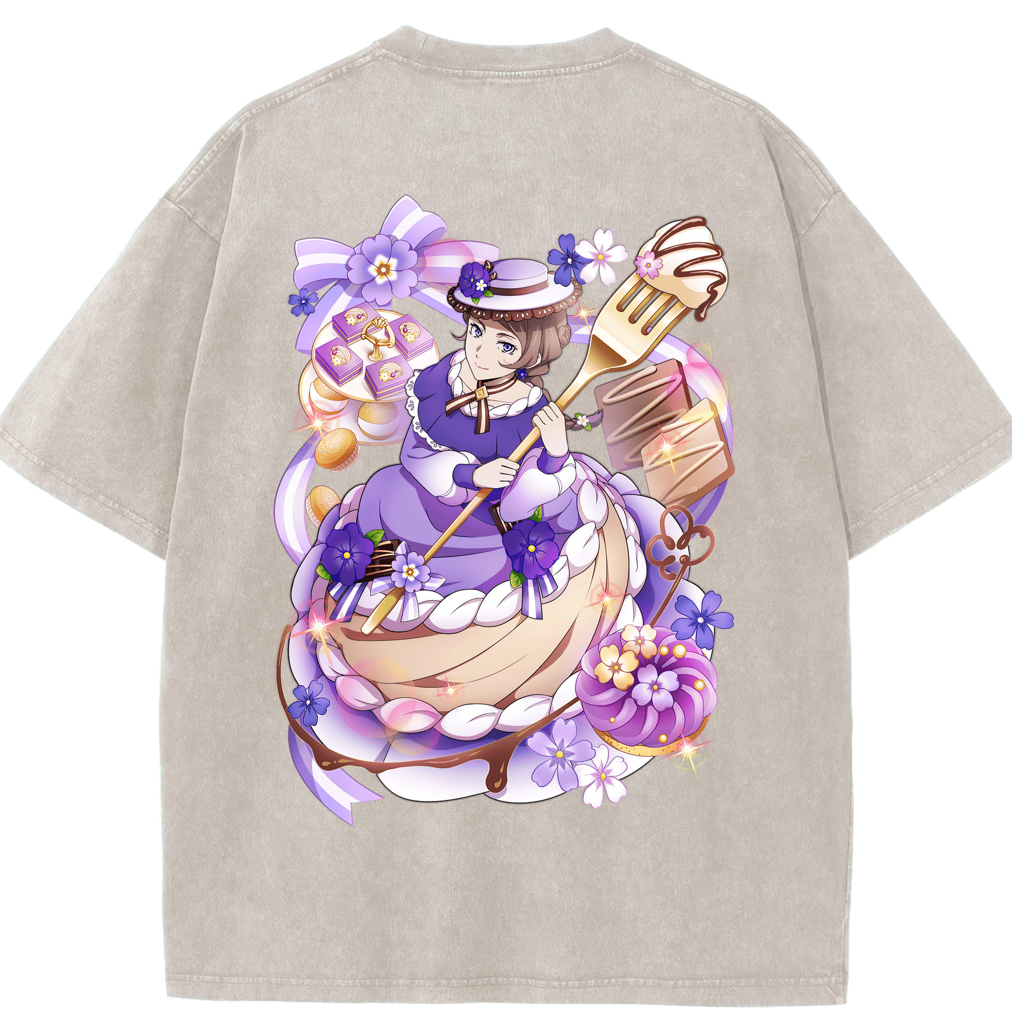 （画像用） 文豪ストレイドッグス Bungo Stray Dogs 綿100% ヴィンテージ風 半袖Tシャツ（背面プリント）