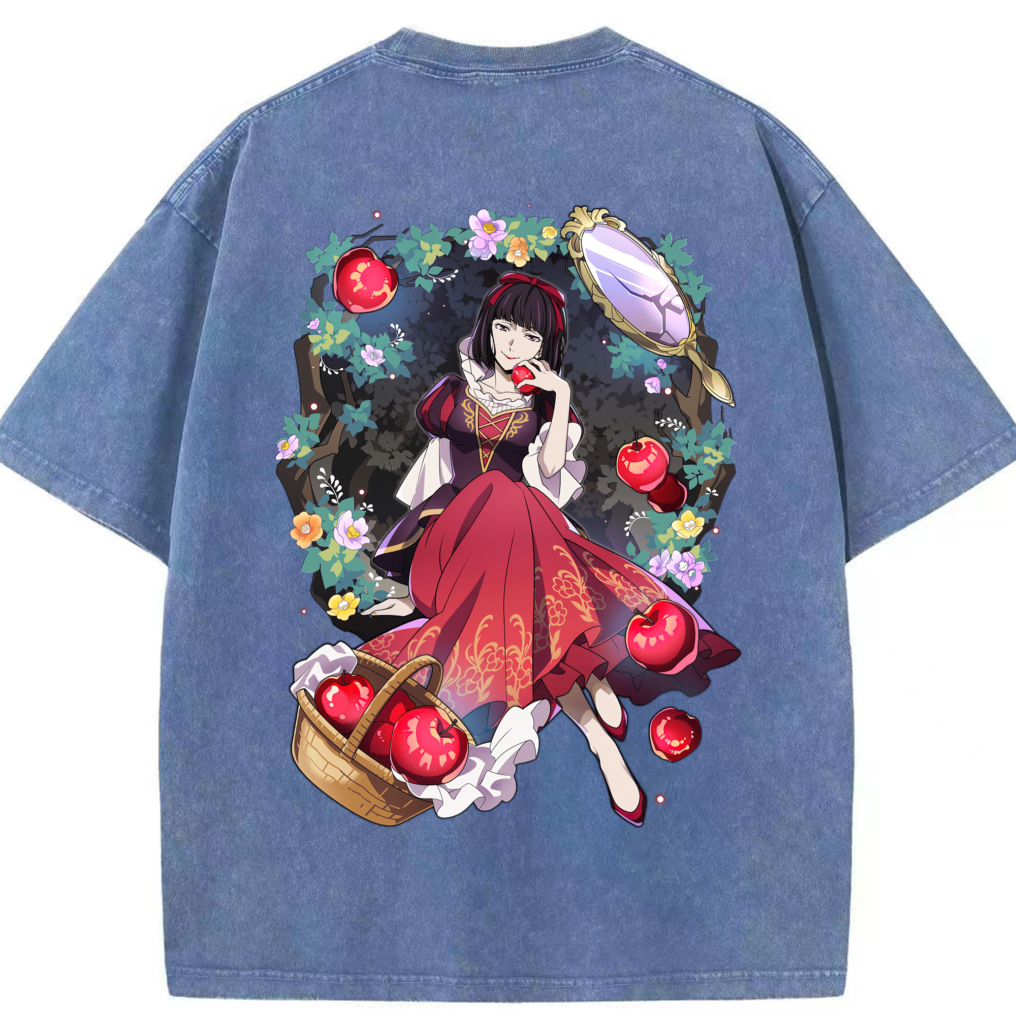 （画像用） 文豪ストレイドッグス Bungo Stray Dogs 綿100% ヴィンテージ風 半袖Tシャツ（背面プリント）