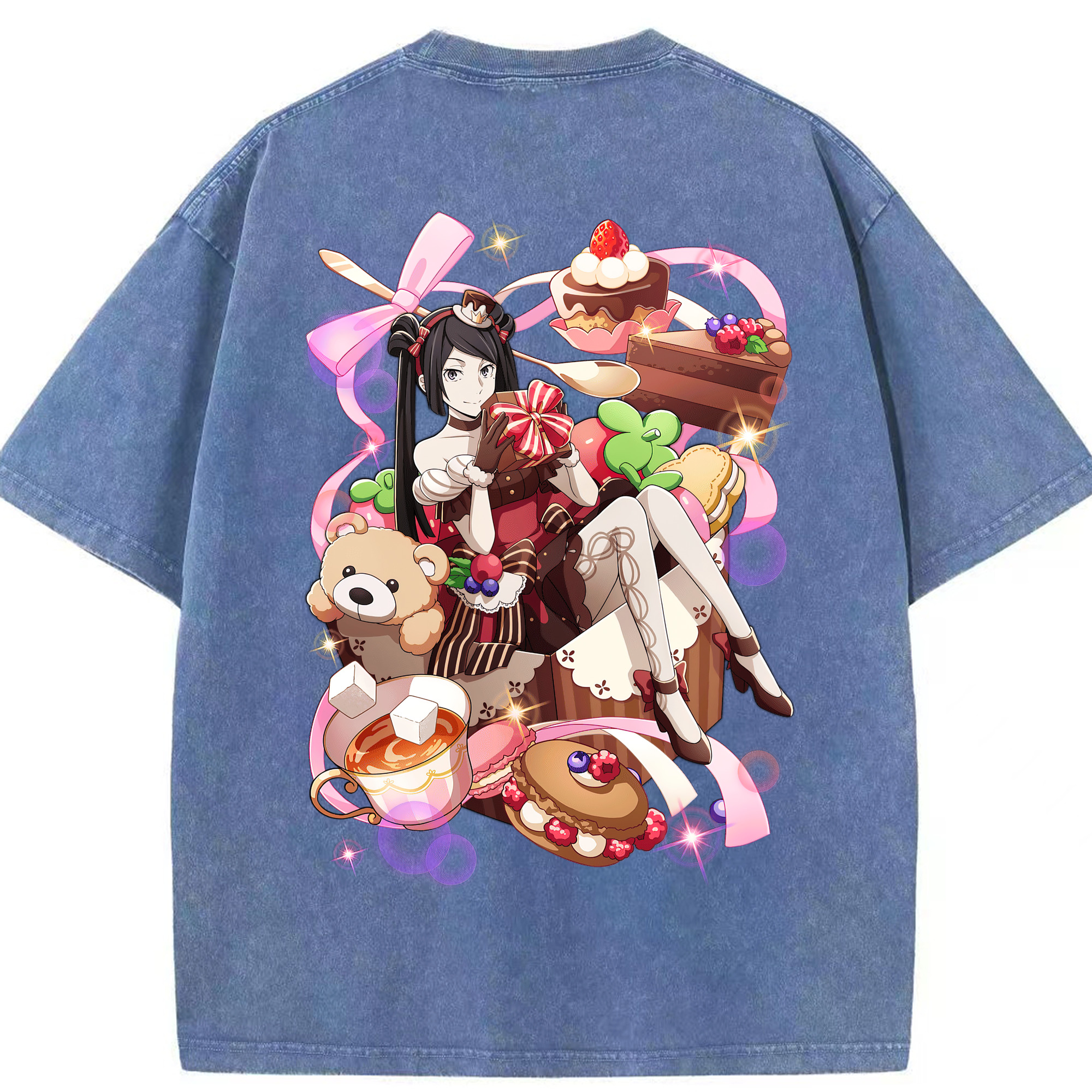 （画像用） 文豪ストレイドッグス Bungo Stray Dogs 綿100% ヴィンテージ風 半袖Tシャツ（背面プリント）